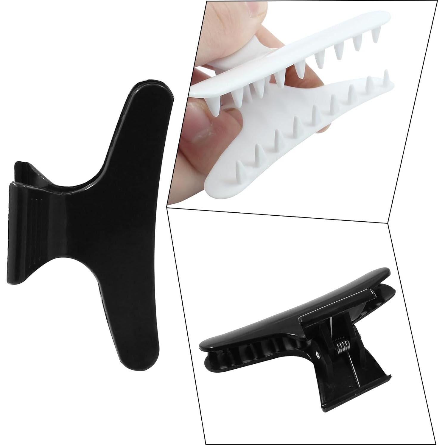 Paquete de 24 Clips de Cabello Coufce en Negro y Blanco