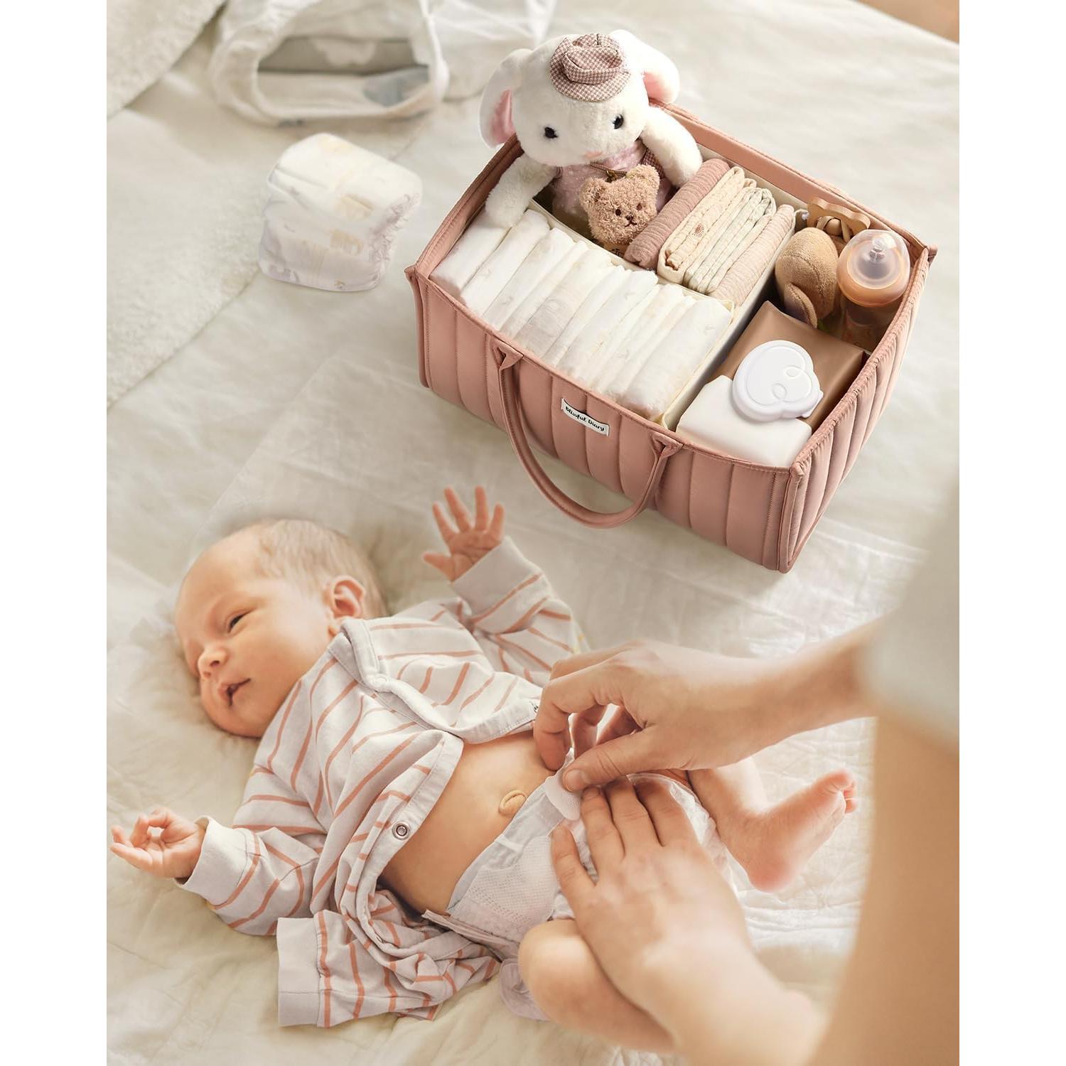 Organizador de Pañales Rosa Bebé Genérico 25.4x38.1cm