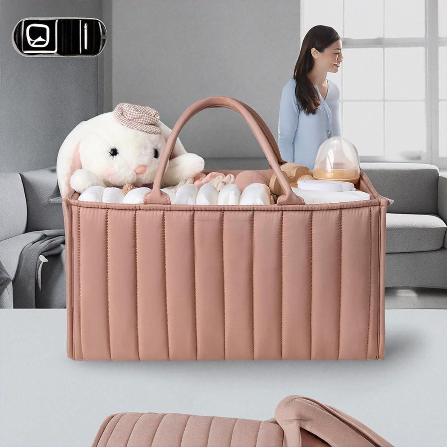 Organizador de Pañales Rosa Bebé Genérico 25.4x38.1cm