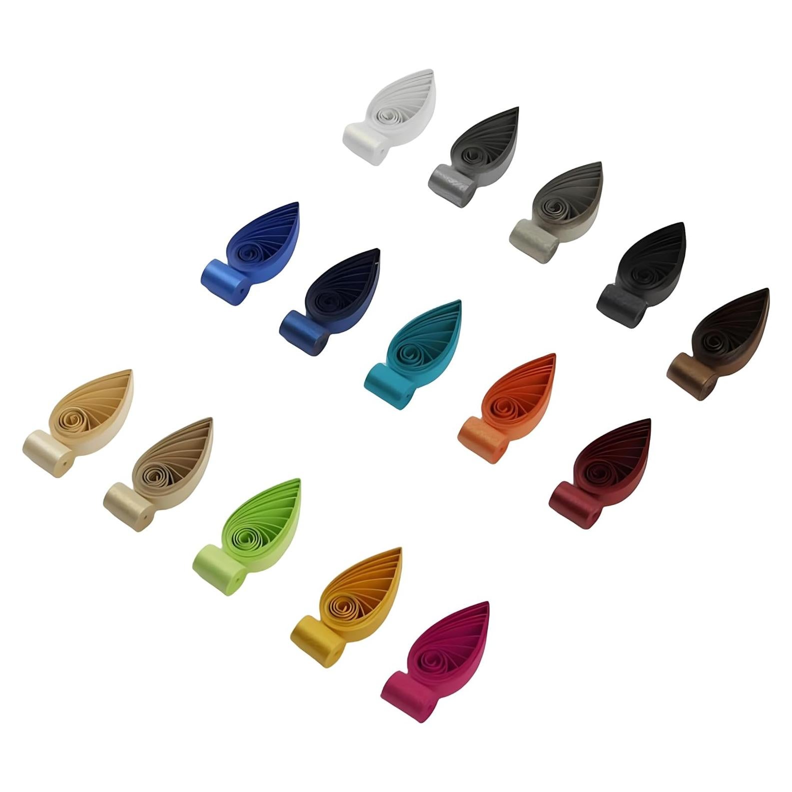 Tiras de Papel de Quilling Metálico 3mm - 15 Colores 60 Piezas