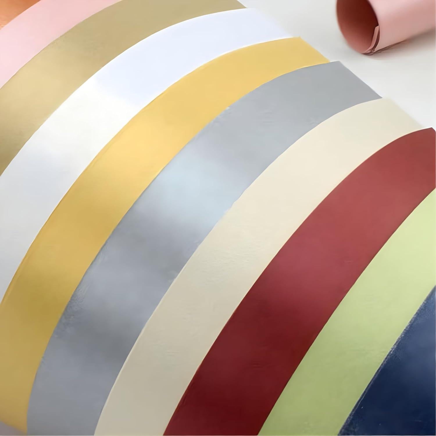 Tiras de Papel de Quilling Metálico 3mm - 15 Colores 60 Piezas