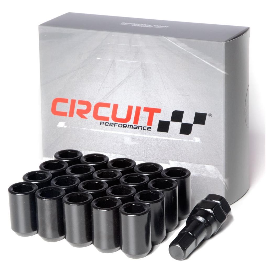 Tuercas de Llenado Tuner Circuit Performance 12x1.5 Negras (20pc + Herramienta)