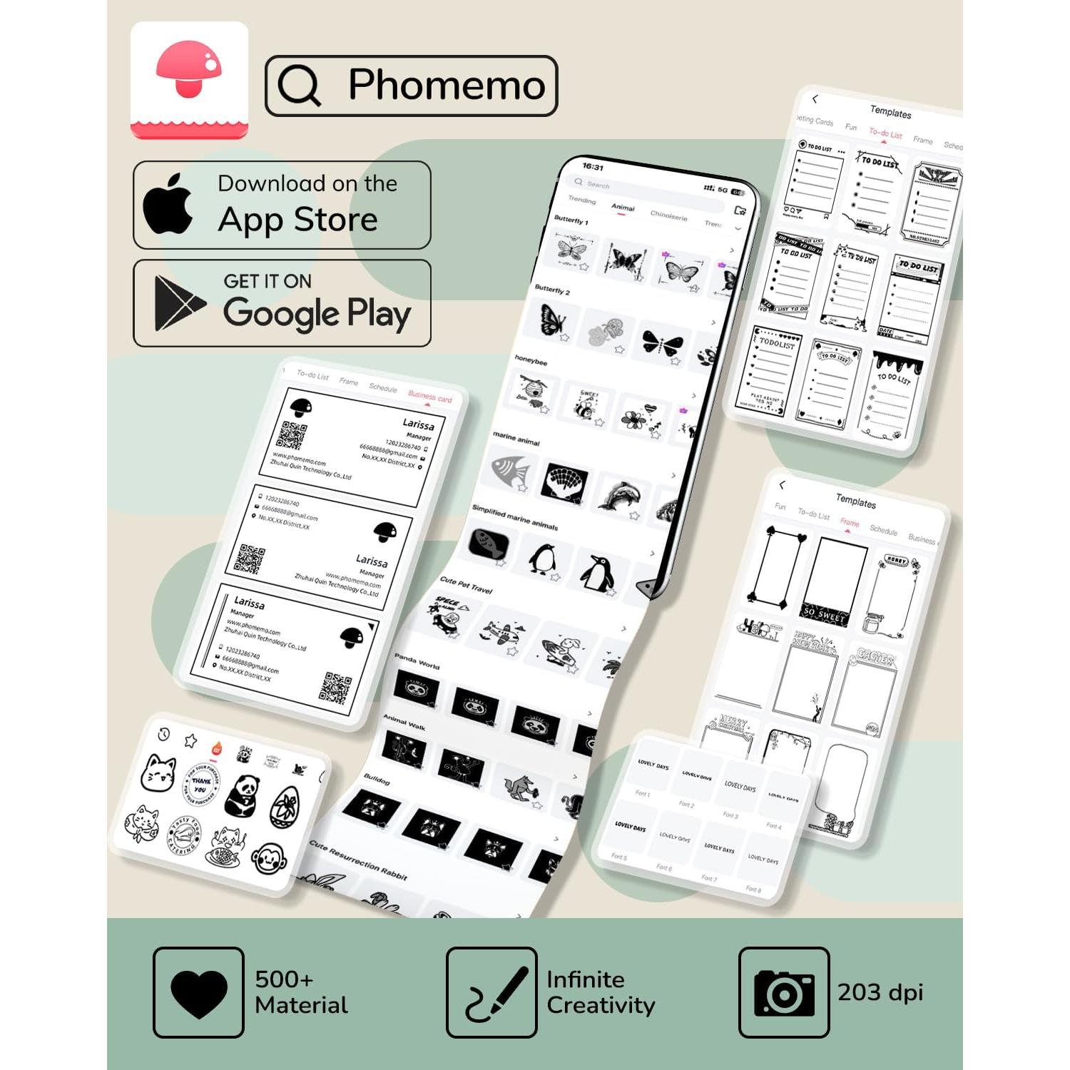 Impresora Mini Memoqueen T02, Termica para Stickers Verde