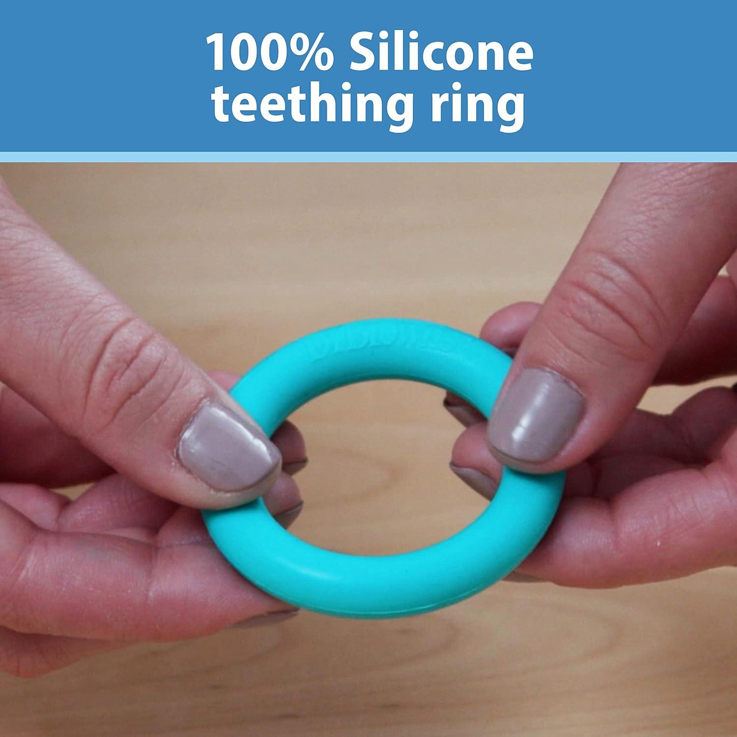 Babero Bandana Dr. Brown's Suave y Absorbente con Mordedor