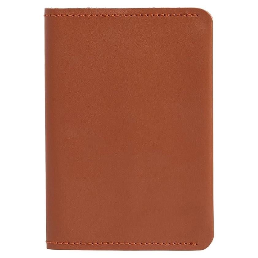 Funda de Pasaporte de Cuero Caramelo Personalizada - Unisex