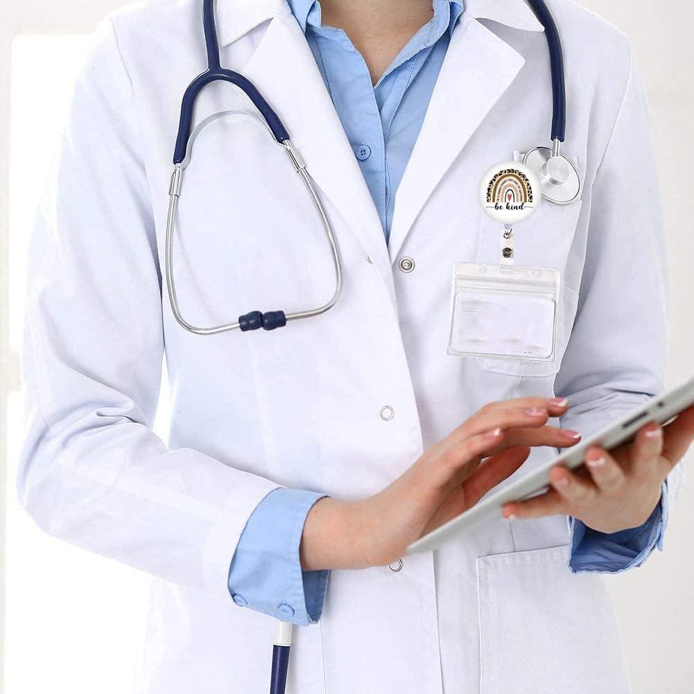 Clip de Insignia Retráctil QIYUSHRY 3 Paquetes 60cm 2 Corazones