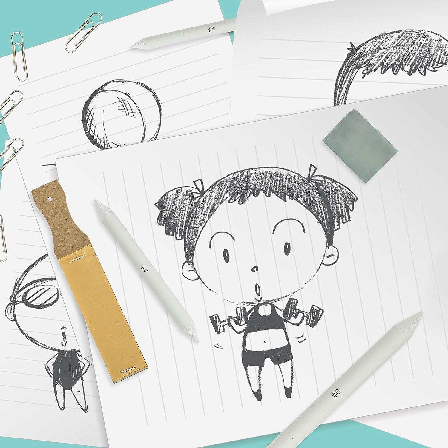 Paquete de 14 Puntas de Difuminado Mr. Pen para Dibujo