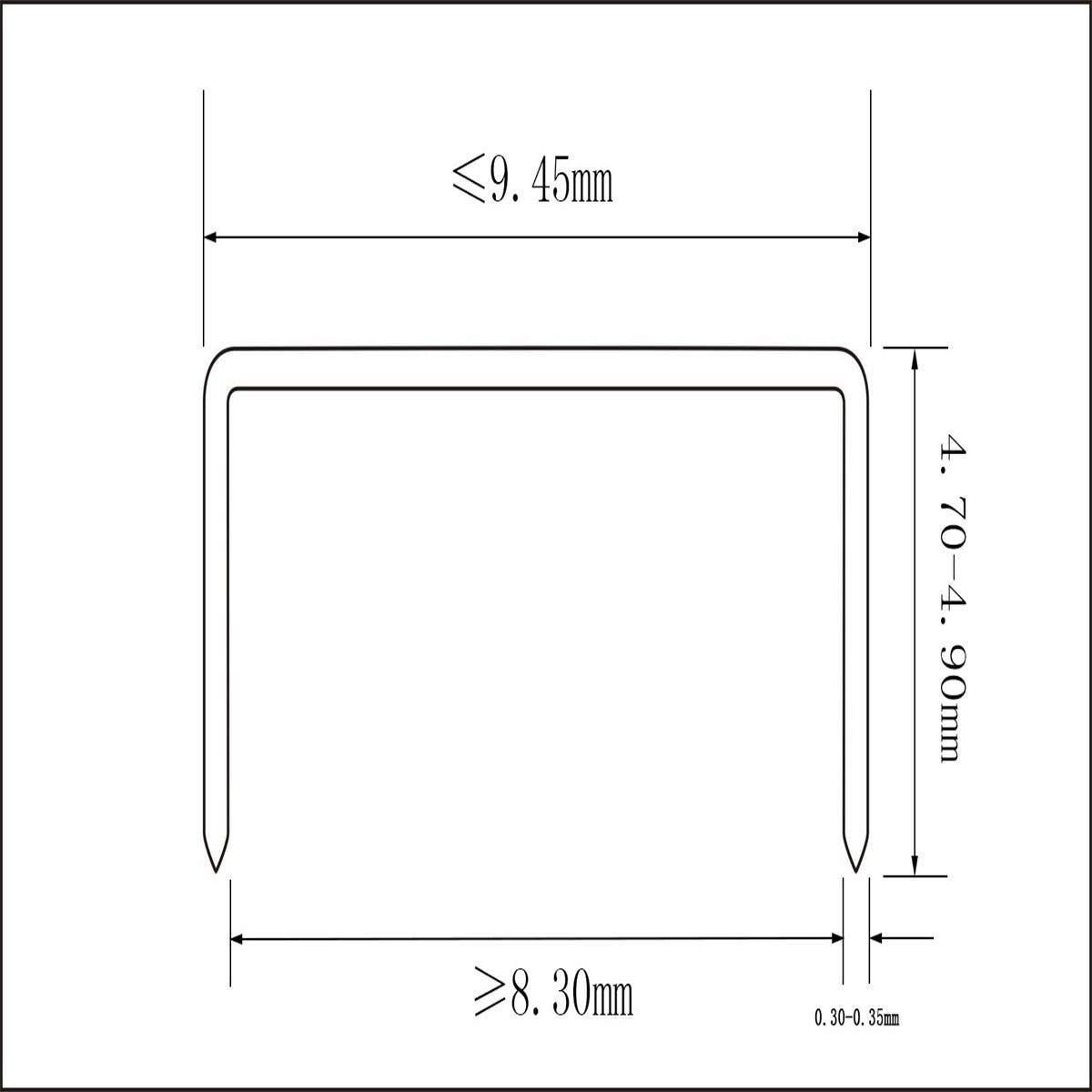 Paquete de 4000 Mini Grapas No.10 ALSISK para Grapadoras