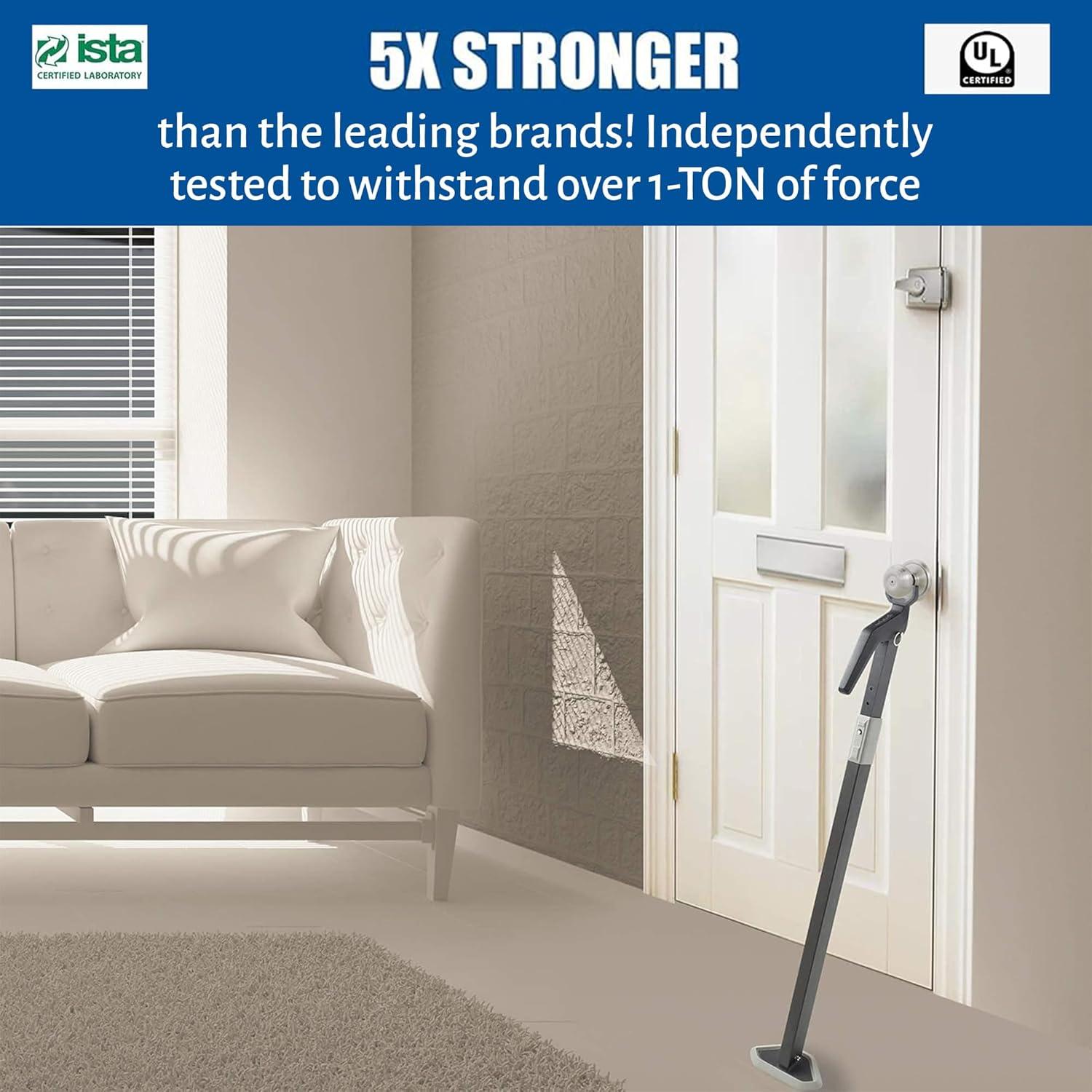 Barra de Seguridad Ajustable SecuraDoor para Puertas - 1.45 kg