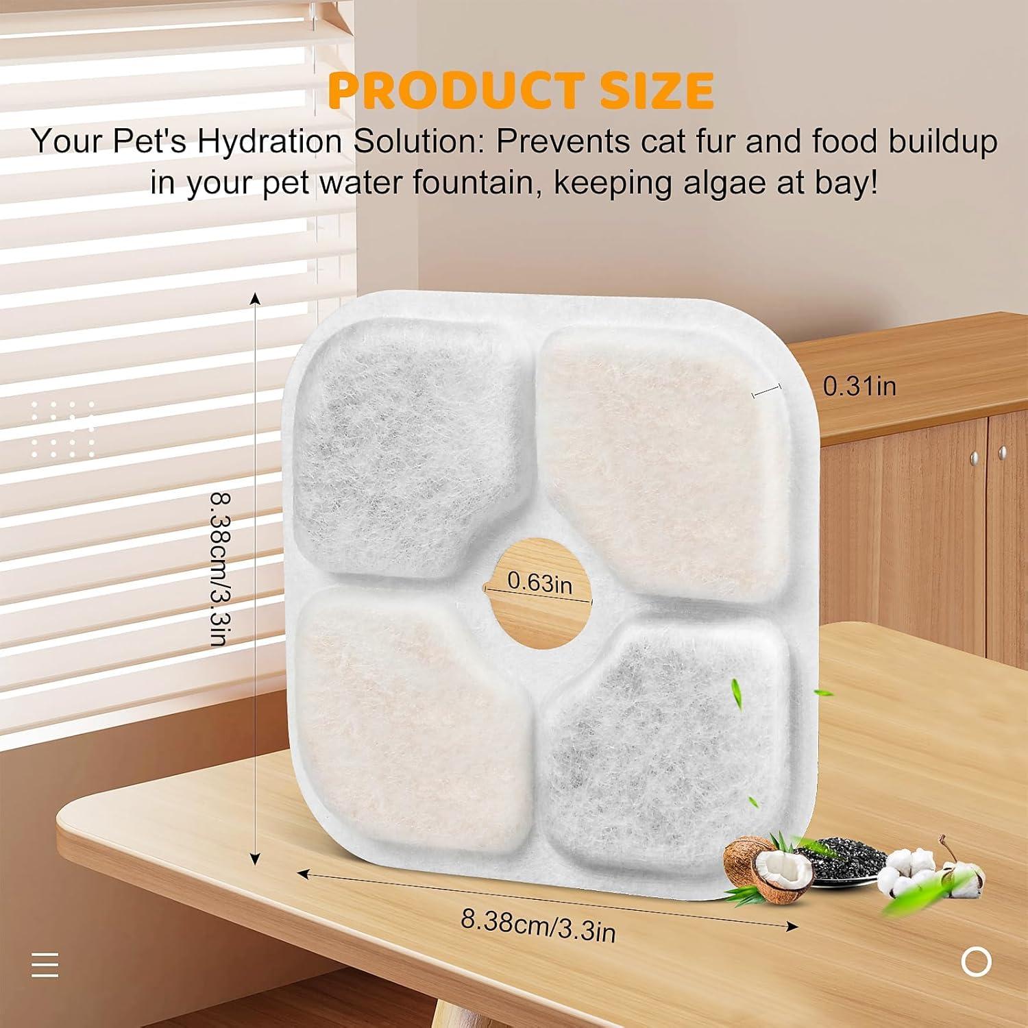 Paquete de 12 Filtros Catit PIXI para Fuente de Agua para Gatos