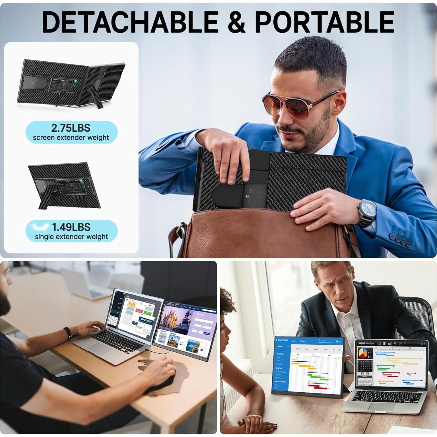 Extensor de Pantalla Portátil Redalf P5 FHD 15.6" 1920x1080