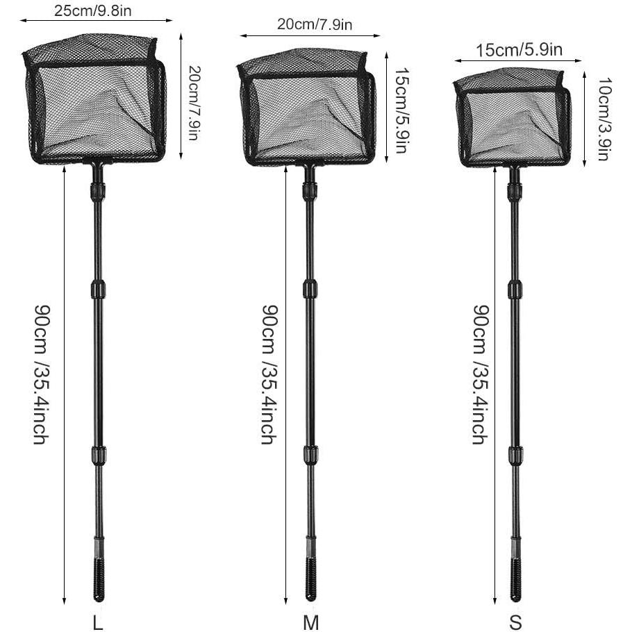 Red de Pesca Retráctil Pssopp para Acuario - Mediana