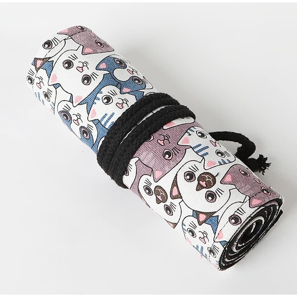 Estuche Organizador de Lápices DIYOMR 12 Ranuras Gato