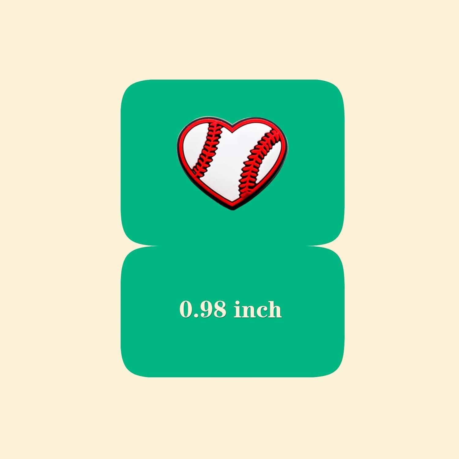 Encantos Decorativos para Zapatos de Pelota Deportiva - 25 Piezas