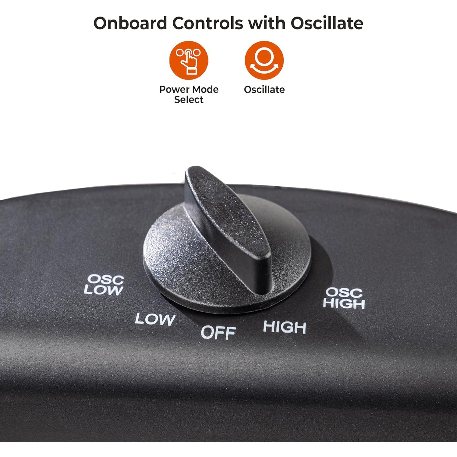 Calentador de Espacio Comfort Zone CZHTV9 800W Oscilante