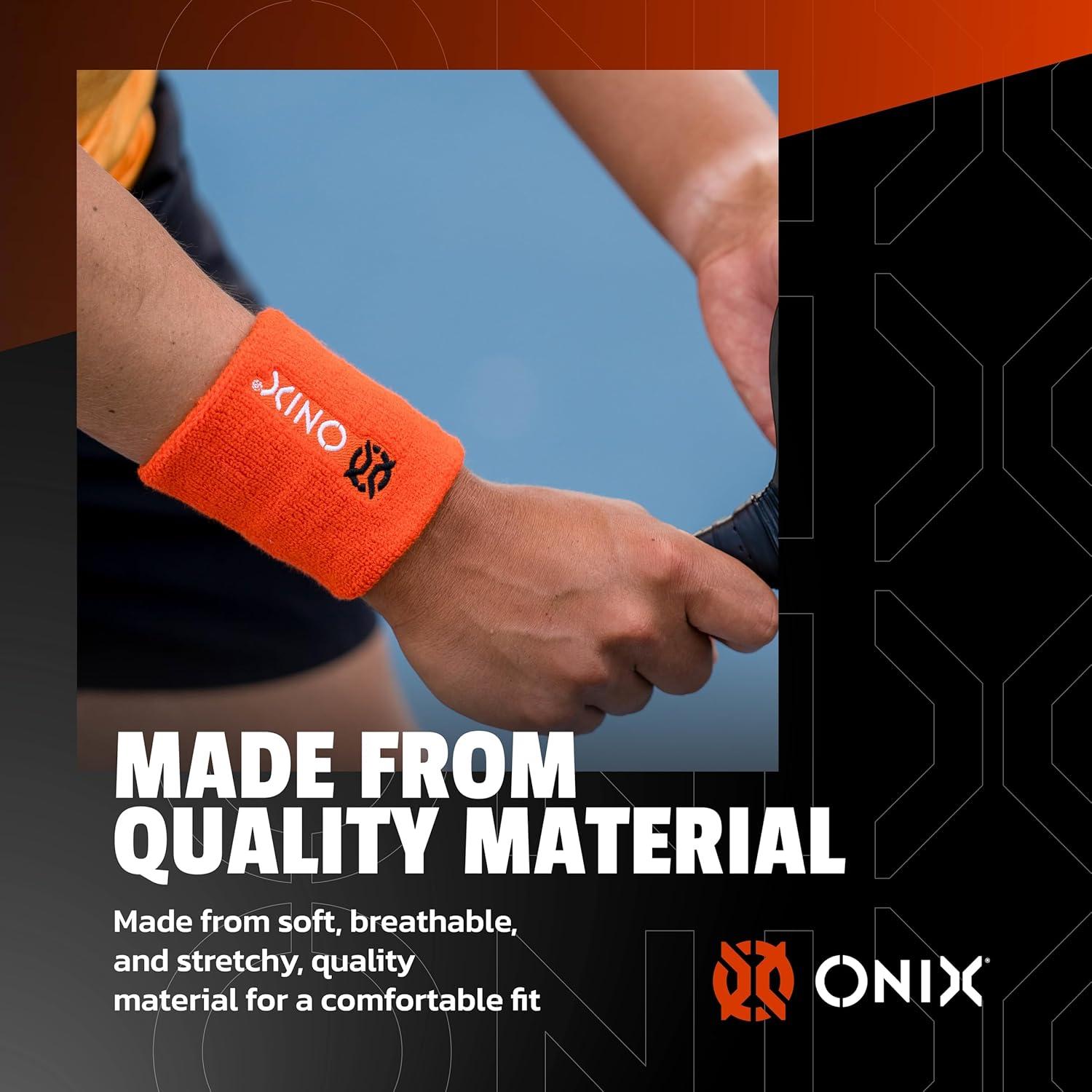 Muñequera de Absorción de Sudor ONIX para Pickleball - Talla Única