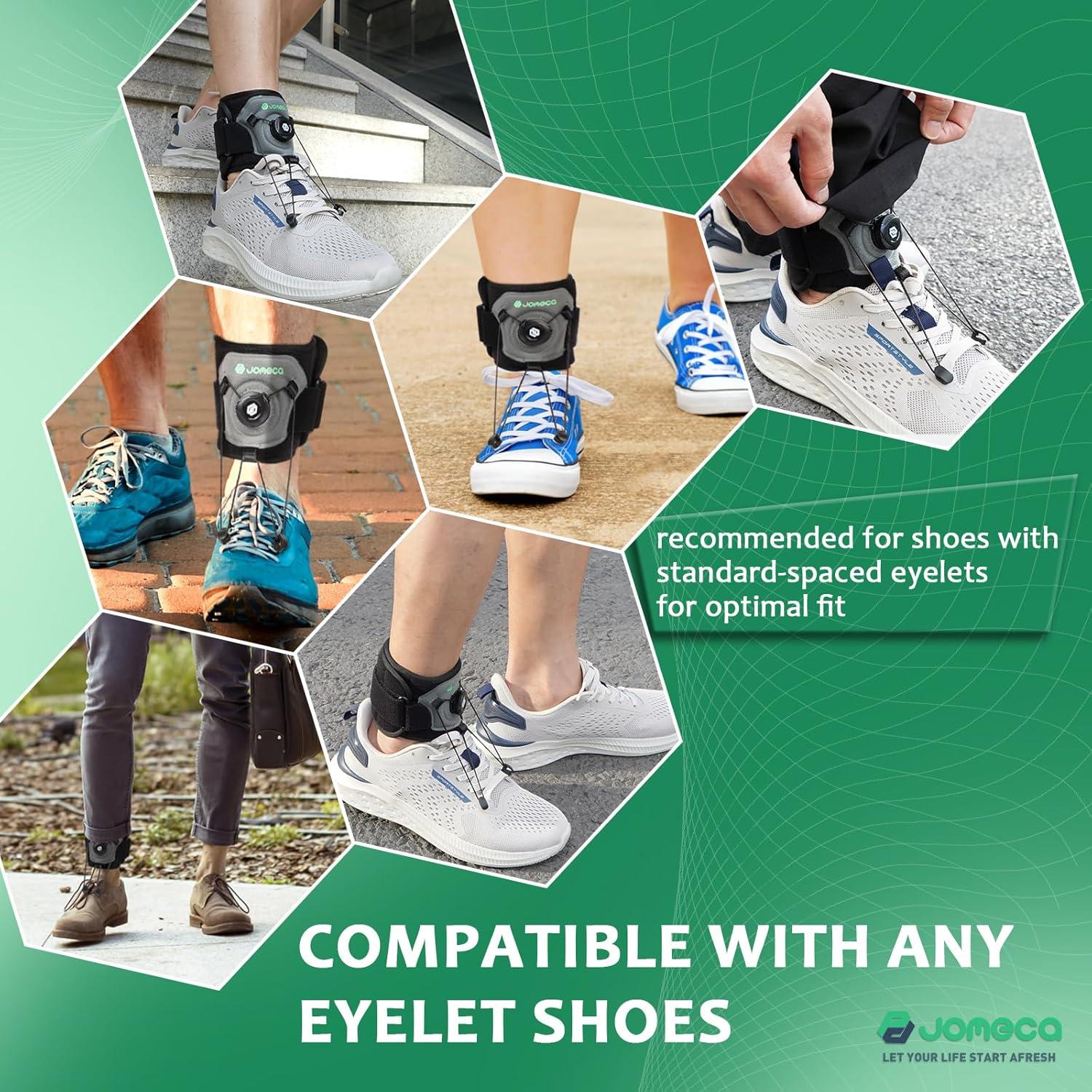 Férula Ajustable para Pie Caído JOMECA AFO con Botón