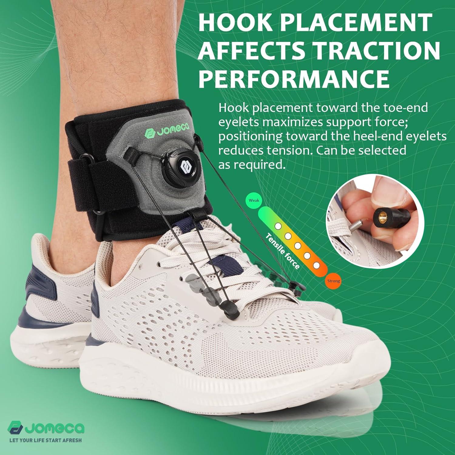 Férula Ajustable para Pie Caído JOMECA AFO con Botón