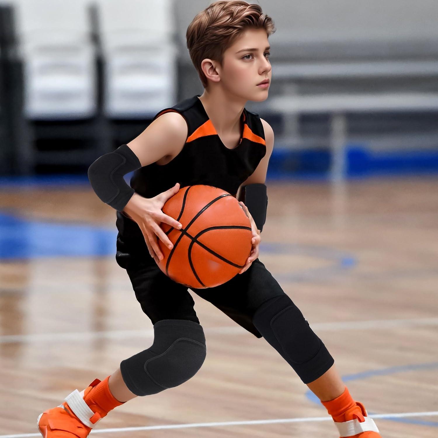 Conjunto de Rodilleras y Mangas para Voleibol obmwang Niños