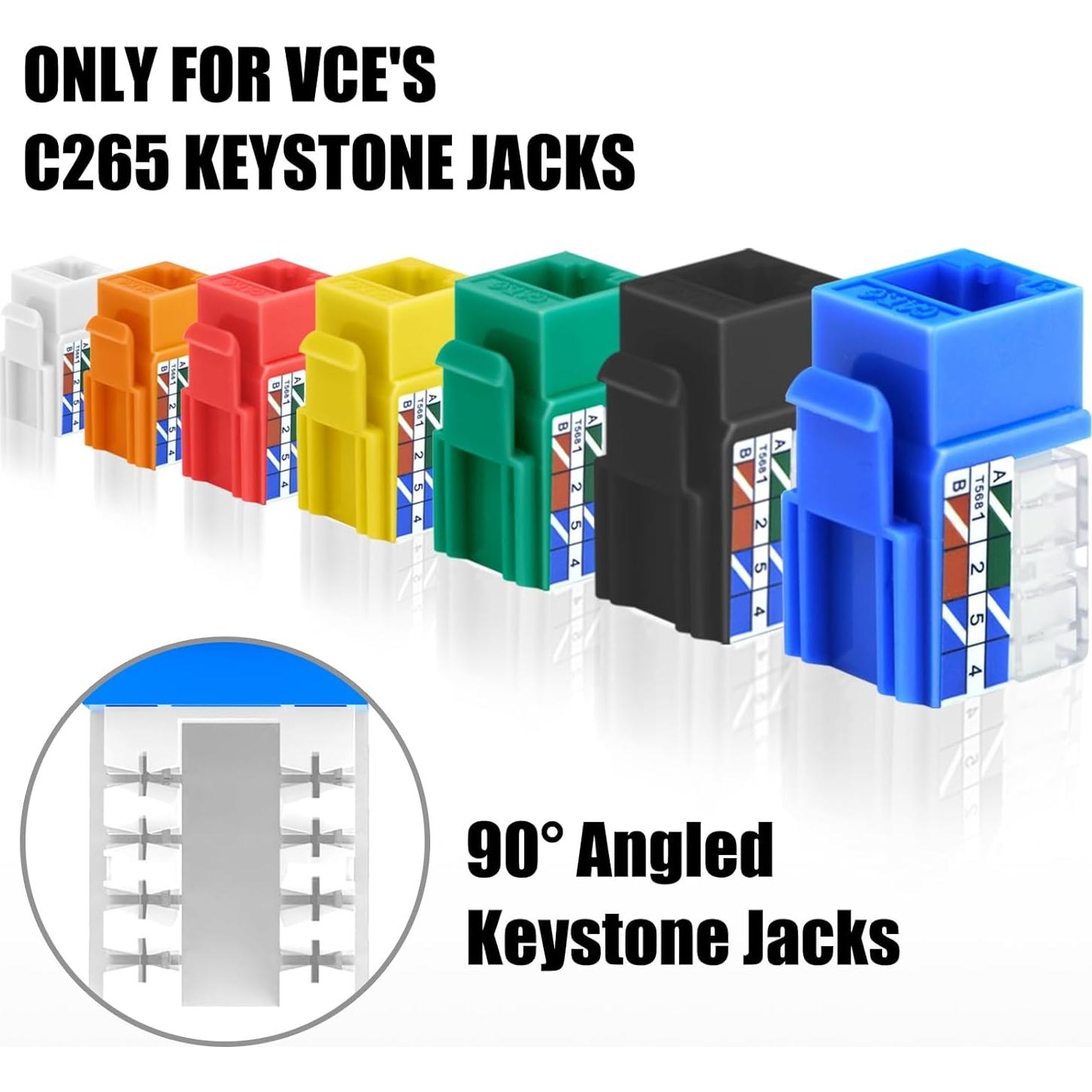 Herramienta de Terminación Rápida VCELINK para Conectores Keystone 90°