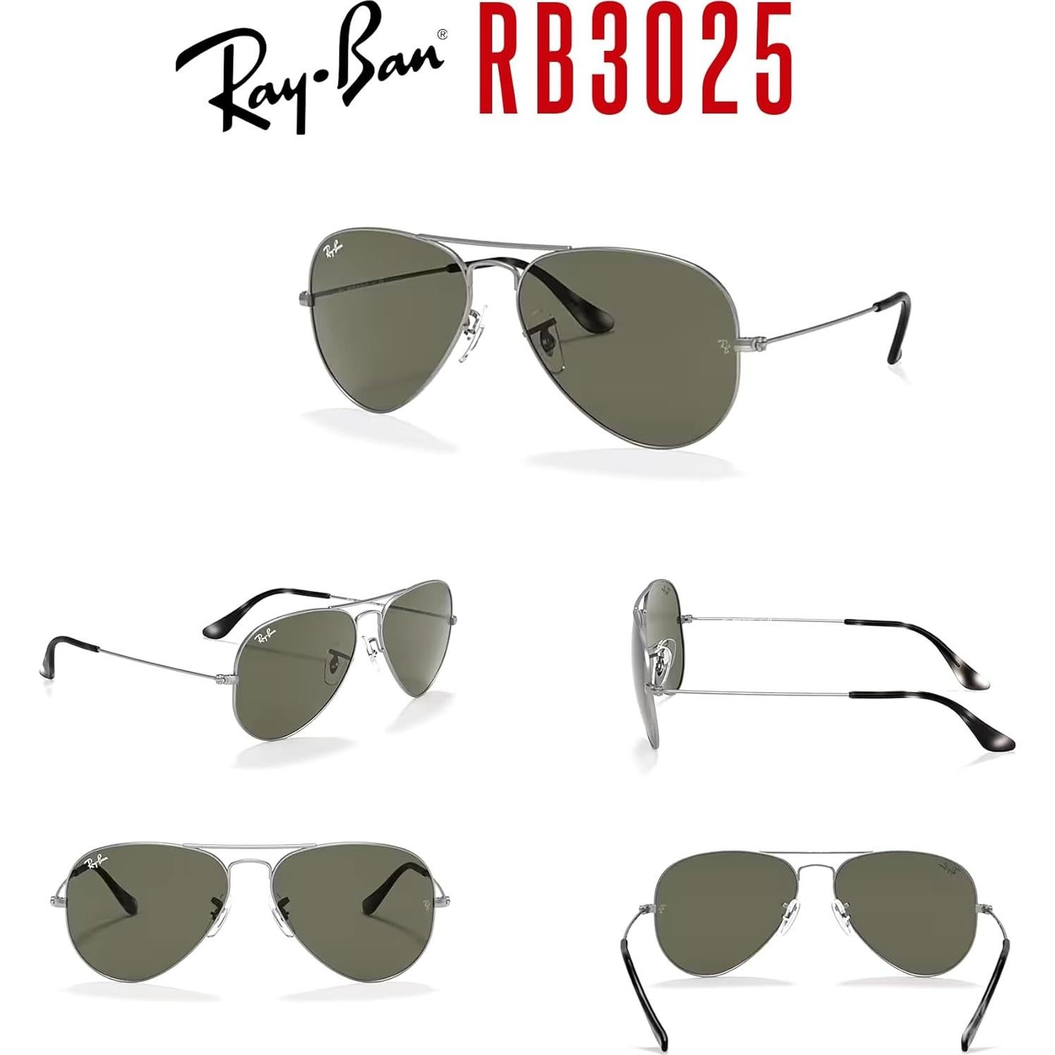 Gafas de sol Ray-Ban RB3025 Aviador Unisex + Kit de Cuidado