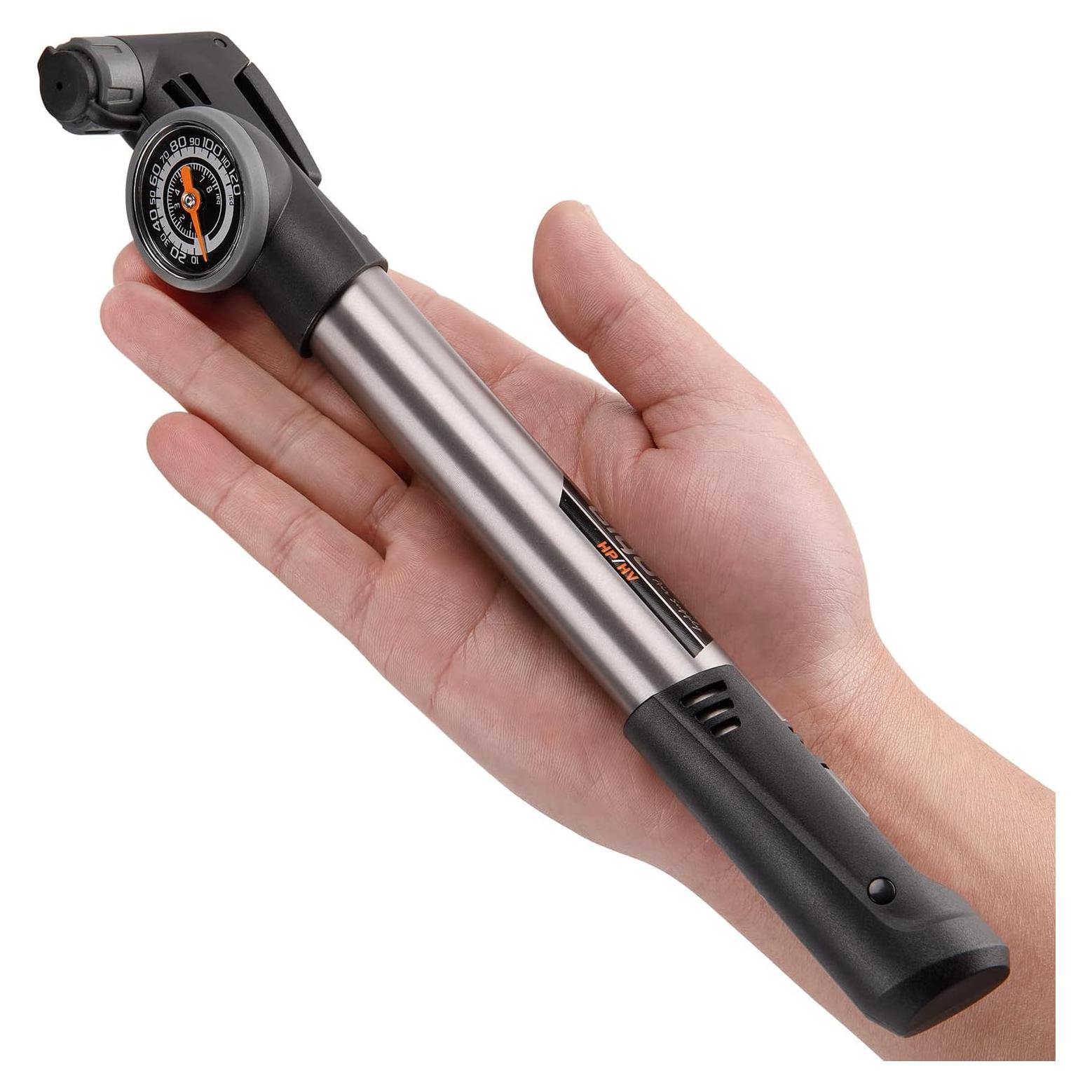 Mini bomba de bicicleta Kadacha con manómetro 120 PSI