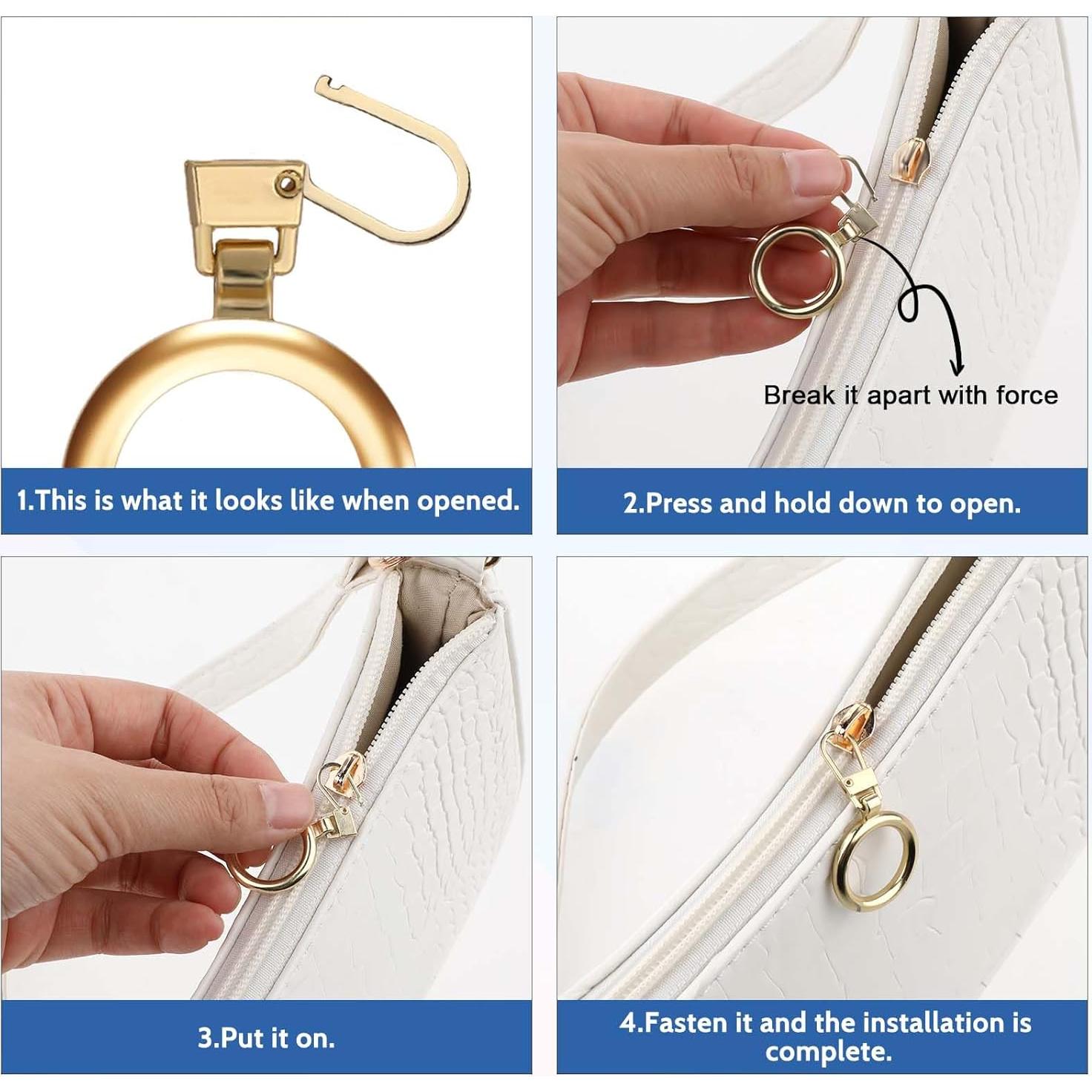 5 Tiradores de Cremallera Redondos Reemplazo Abeillo - 5 Colores