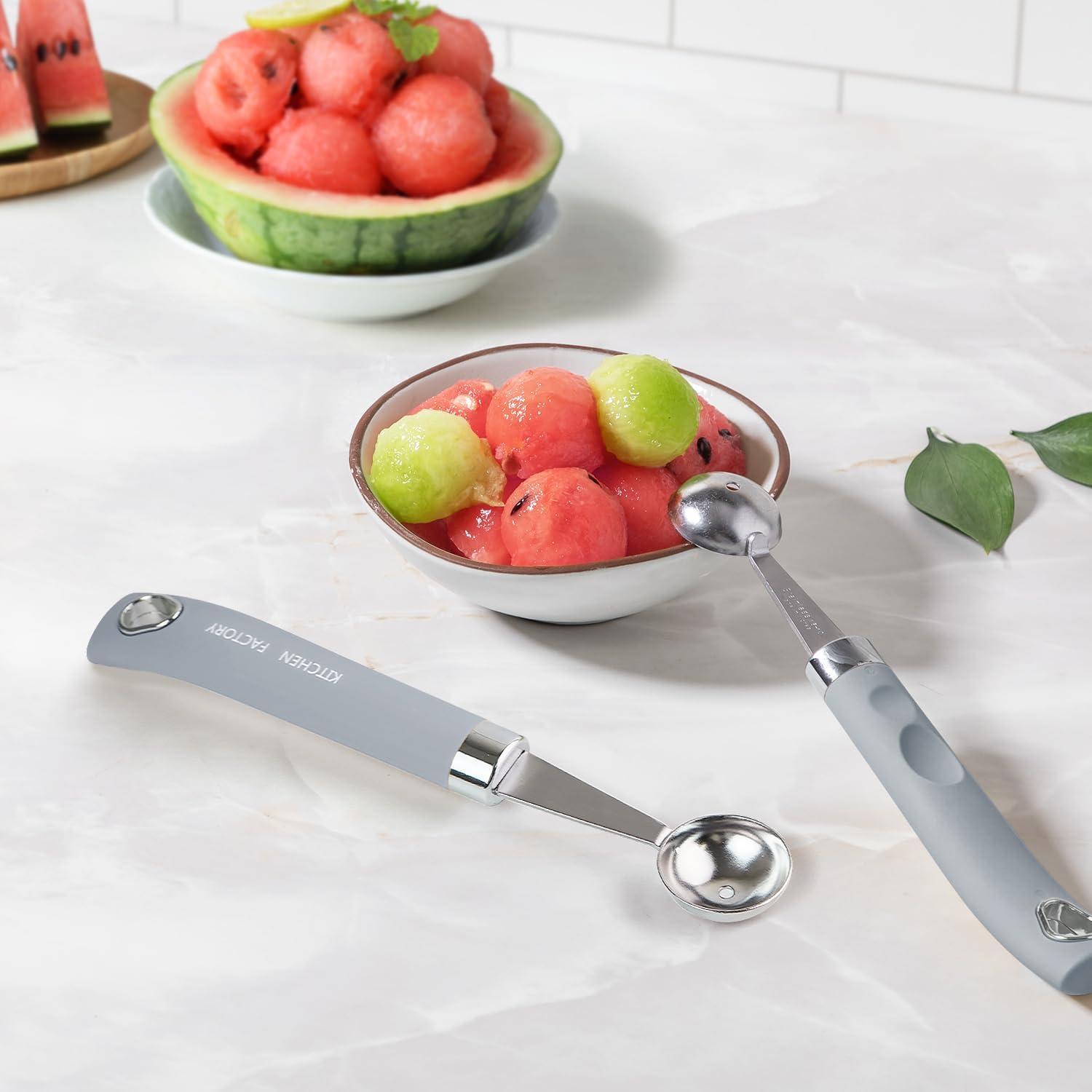 Cucharón de Melón Carrotez de Acero Inoxidable 20cm - Antideslizante