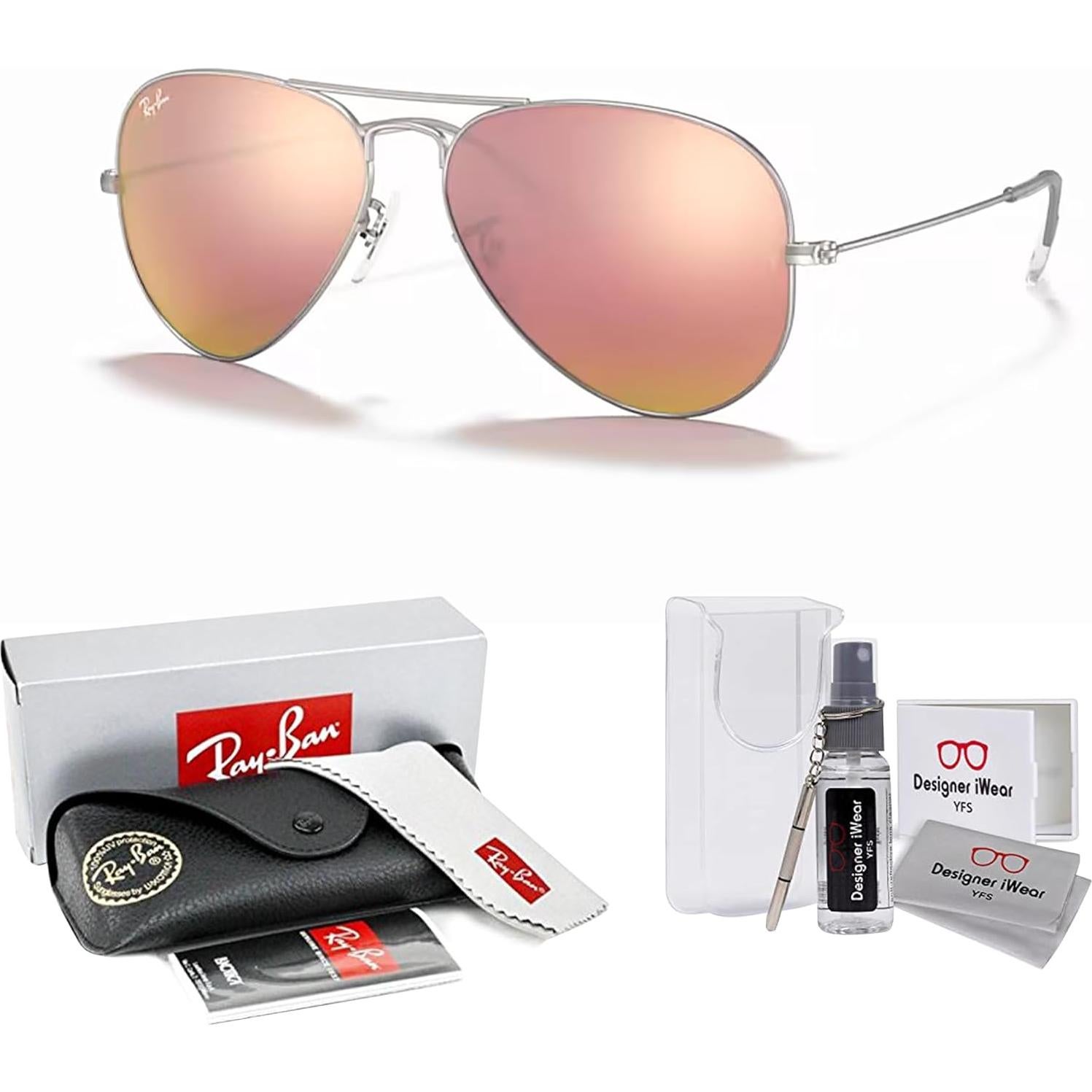 Gafas de sol Ray-Ban RB3025 Aviator Metal 58mm + Kit de limpieza