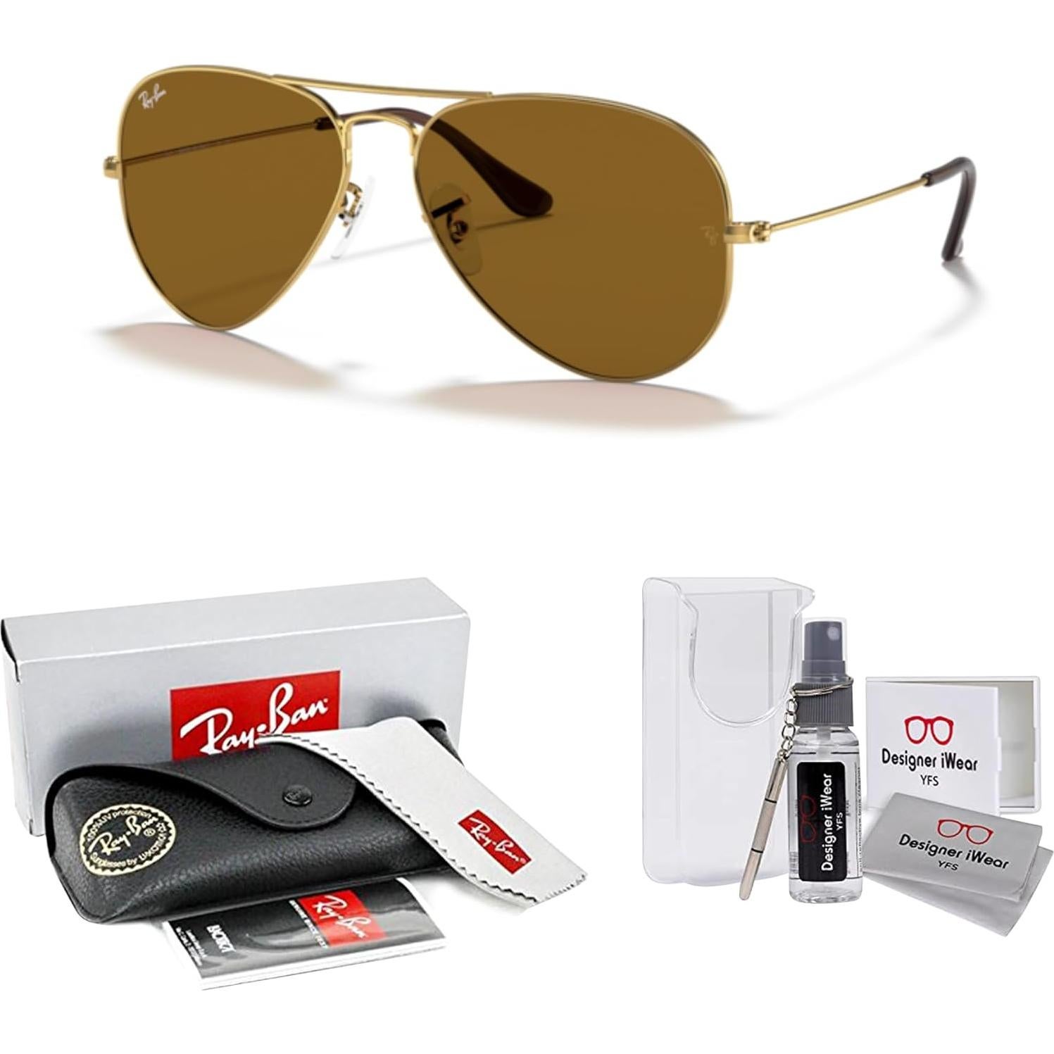 Gafas de sol Ray-Ban RB3025 Aviator Metal Dorado B-15