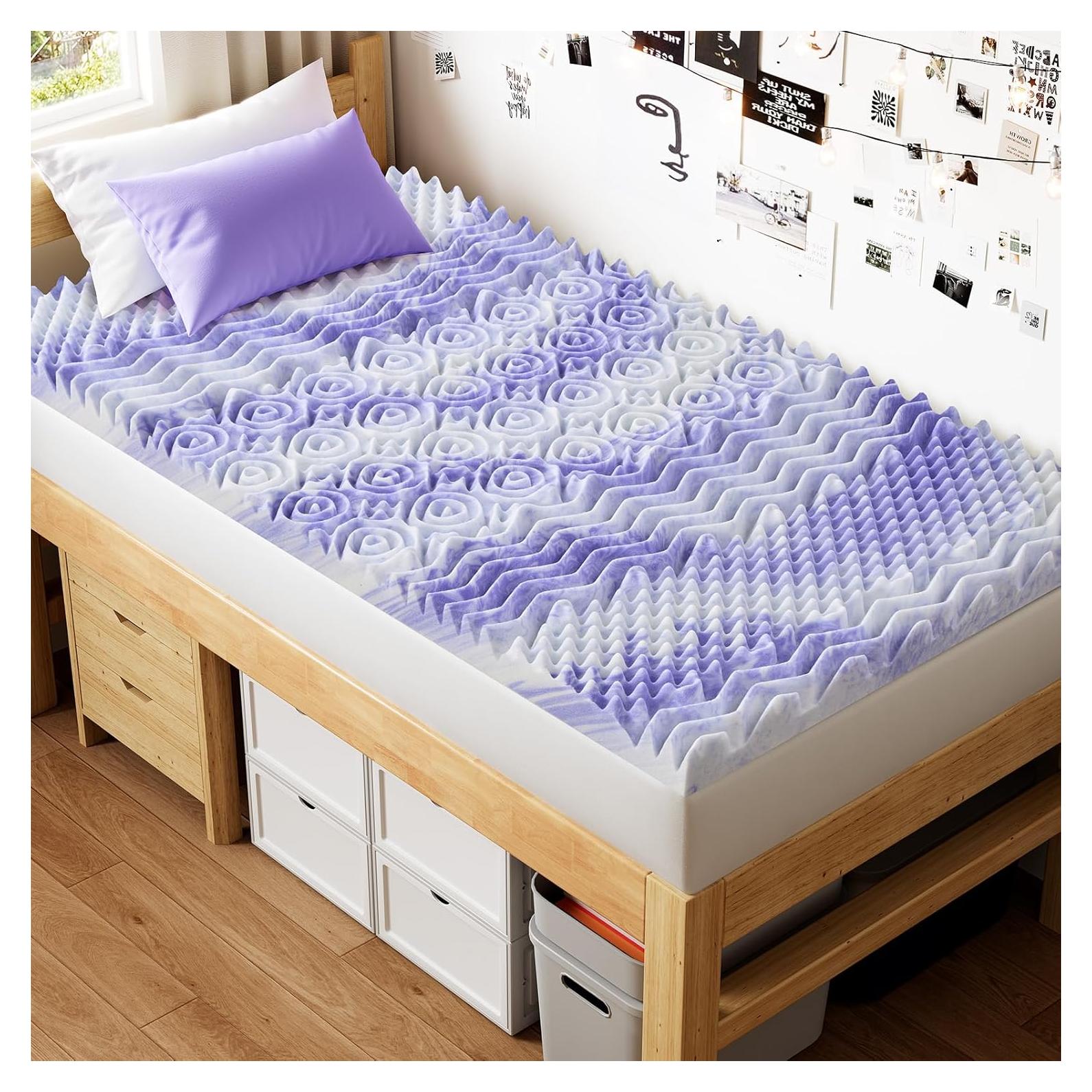 Topper de Colchón Dreamsmith 3 Pulgadas Espuma Viscoelástica Gel