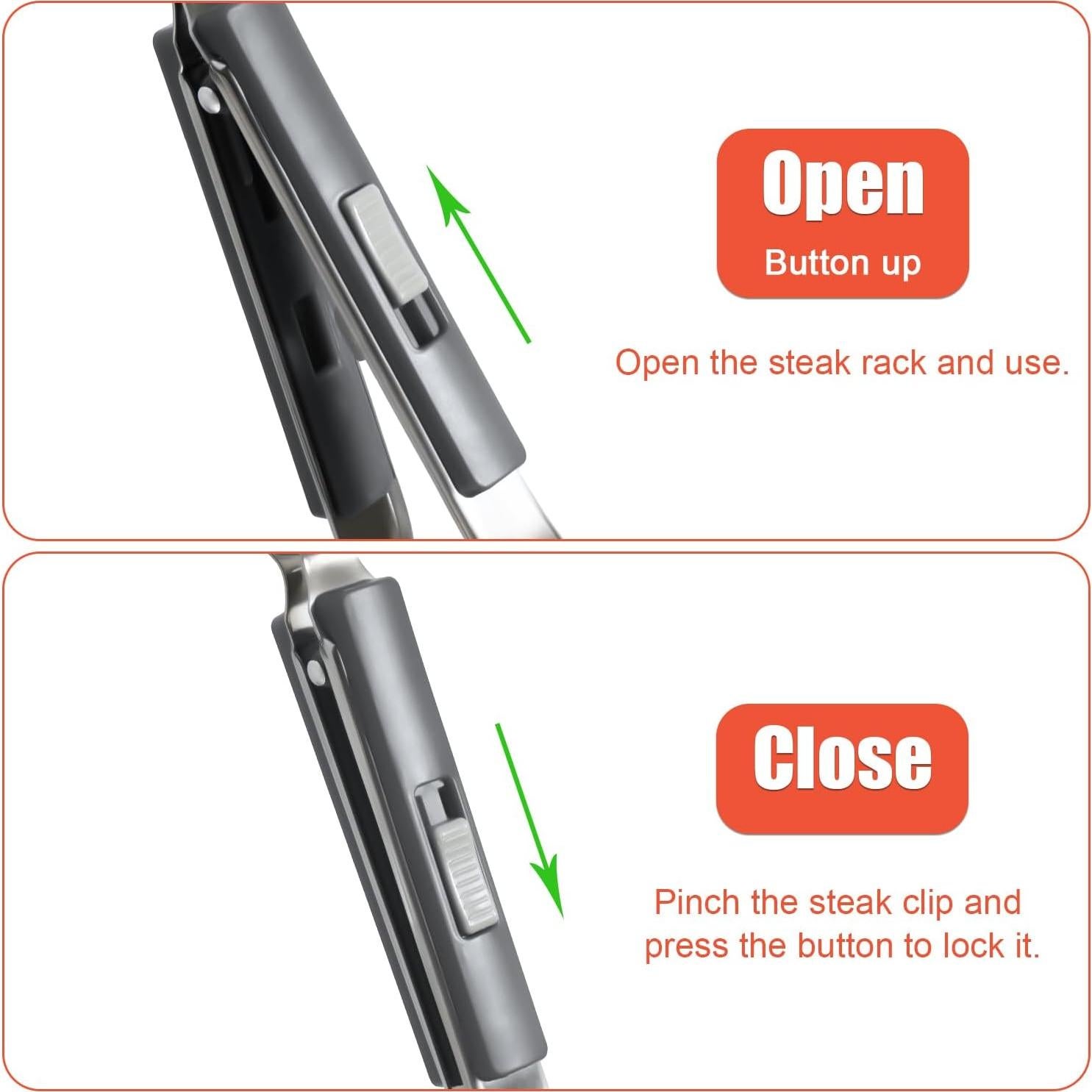 Espátula Pinzas Anticalor NQEUEPN 29.46 cm Acero Inoxidable