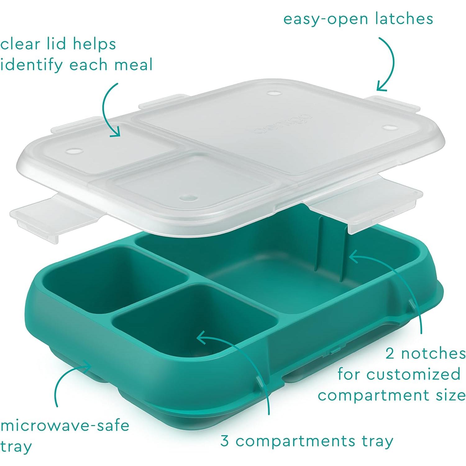 Bandeja de repuesto Bentgo Pop Coral Teal 5 Tazas 3 Compartimentos