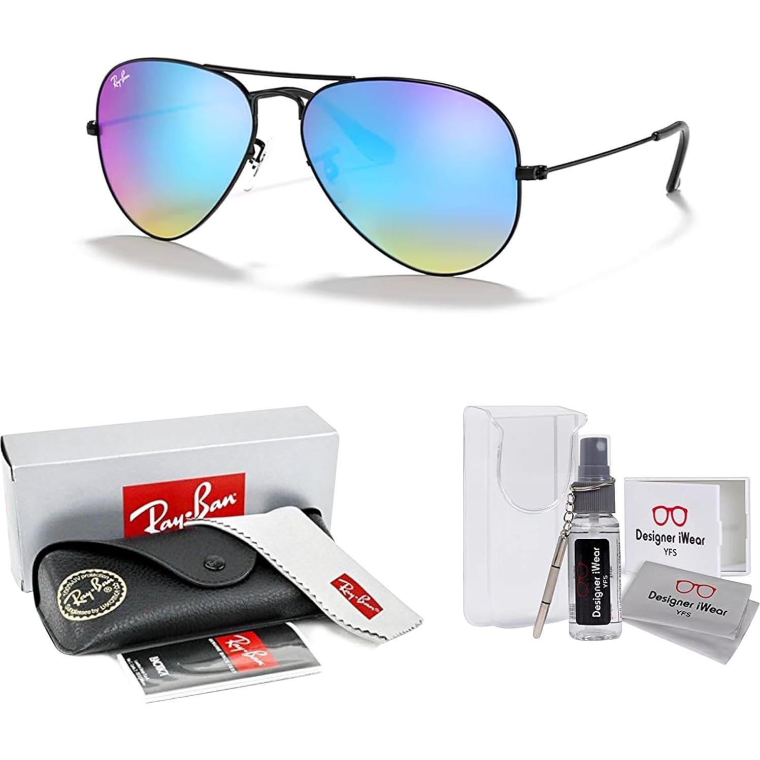 Gafas de sol Ray-Ban RB3025 Aviator Metal 58mm + Kit de limpieza