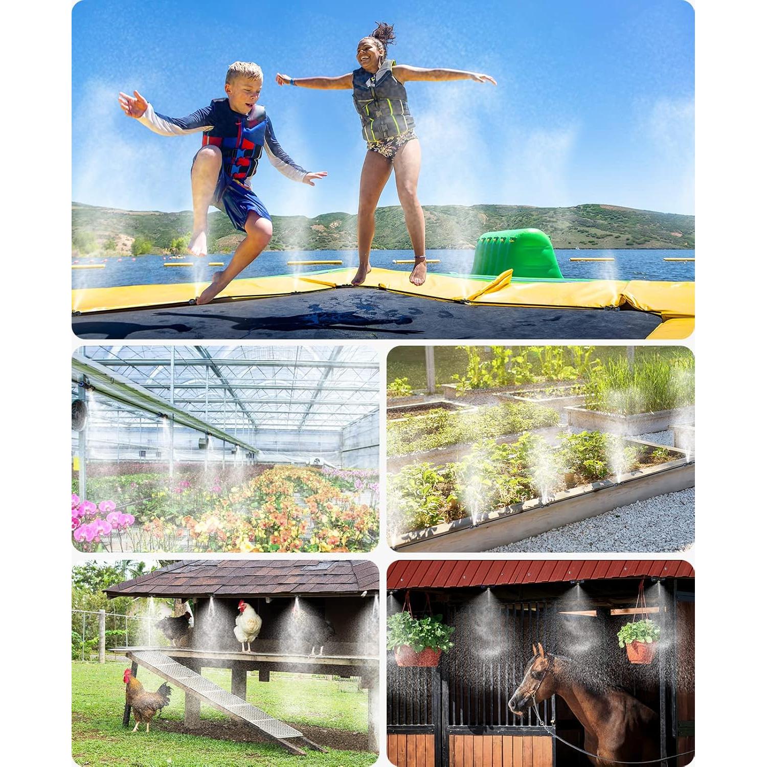 Sistema de Nebulización HOMENOTE 26FT (8M) con 7 Boquillas de Latón