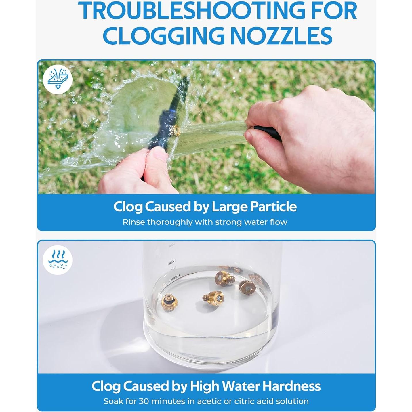 Sistema de Nebulización HOMENOTE 26FT (8M) con 7 Boquillas de Latón