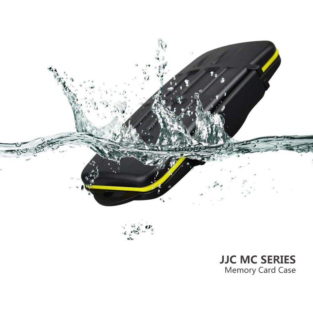 Funda de Almacenamiento JJC para 3 XQD y 4 SD - Resistente al Agua