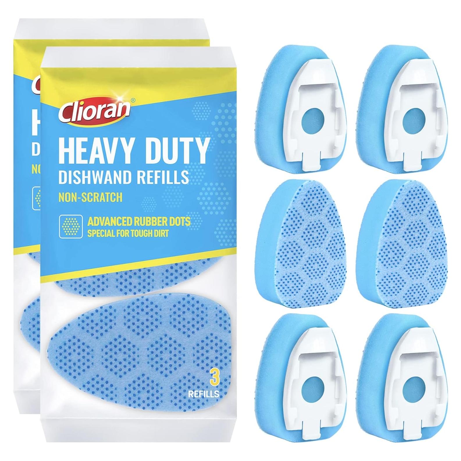 Recargas de Esponja para Varita de Lavado Clioran 6 Piezas