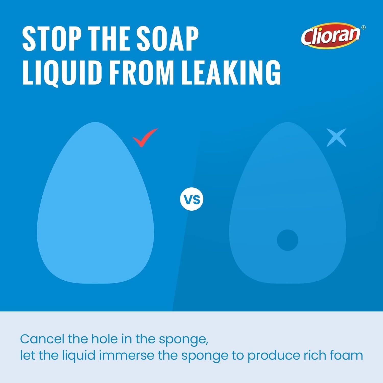 Recargas de Esponja para Varita de Lavado Clioran 6 Piezas