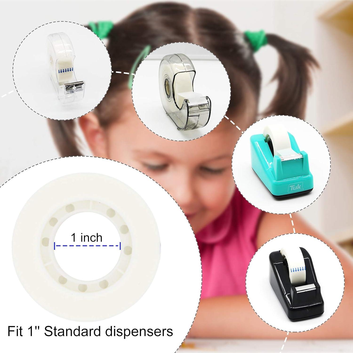 Cinta Adhesiva Invisible OWLKELA - 6 Rollos 1.8 cm x 254 cm