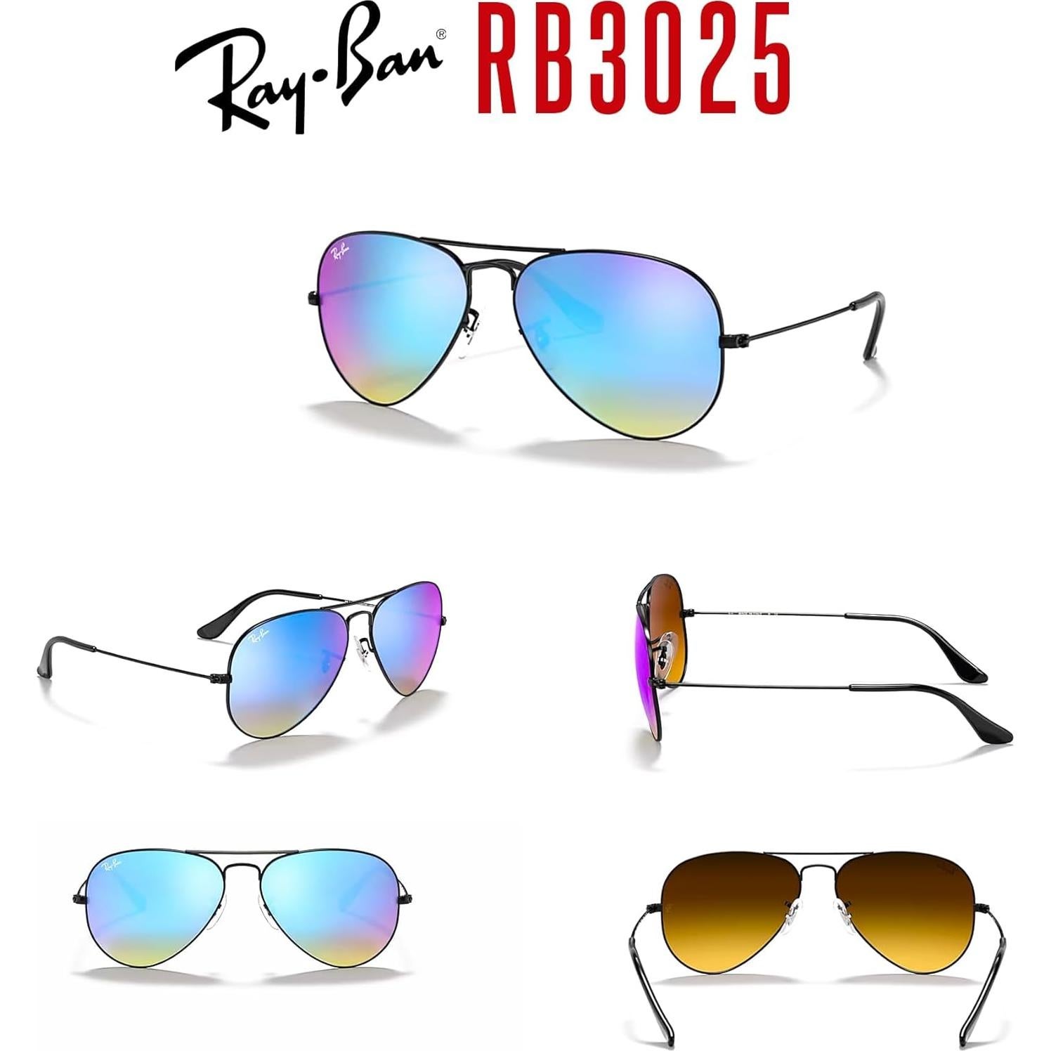 Gafas de sol Ray-Ban RB3025 Aviator Metal 62mm + Kit de limpieza