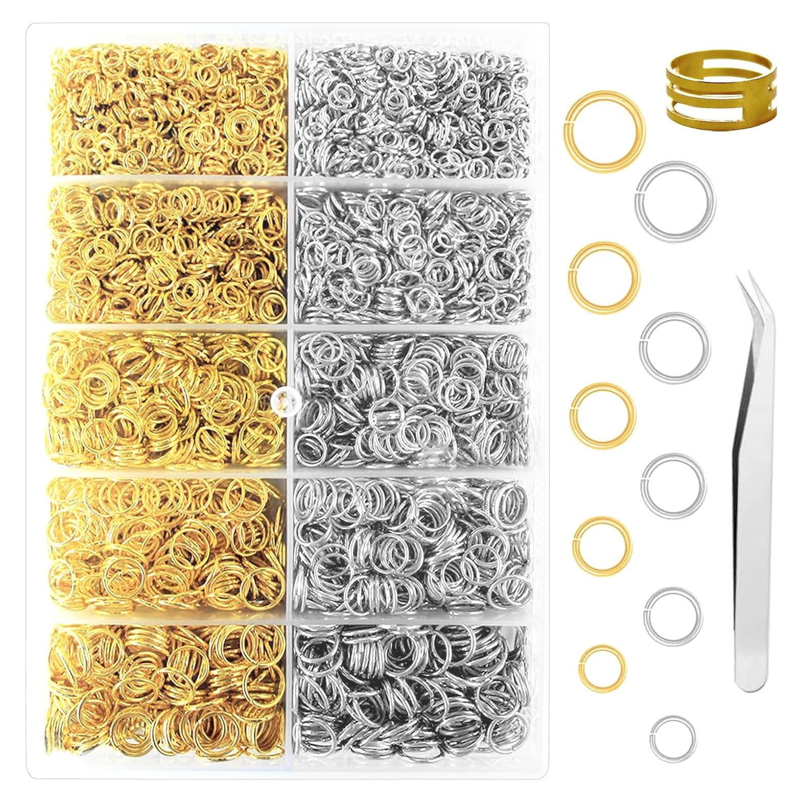 4800 Anillas de Salto Metálicas Naturahand para Joyería