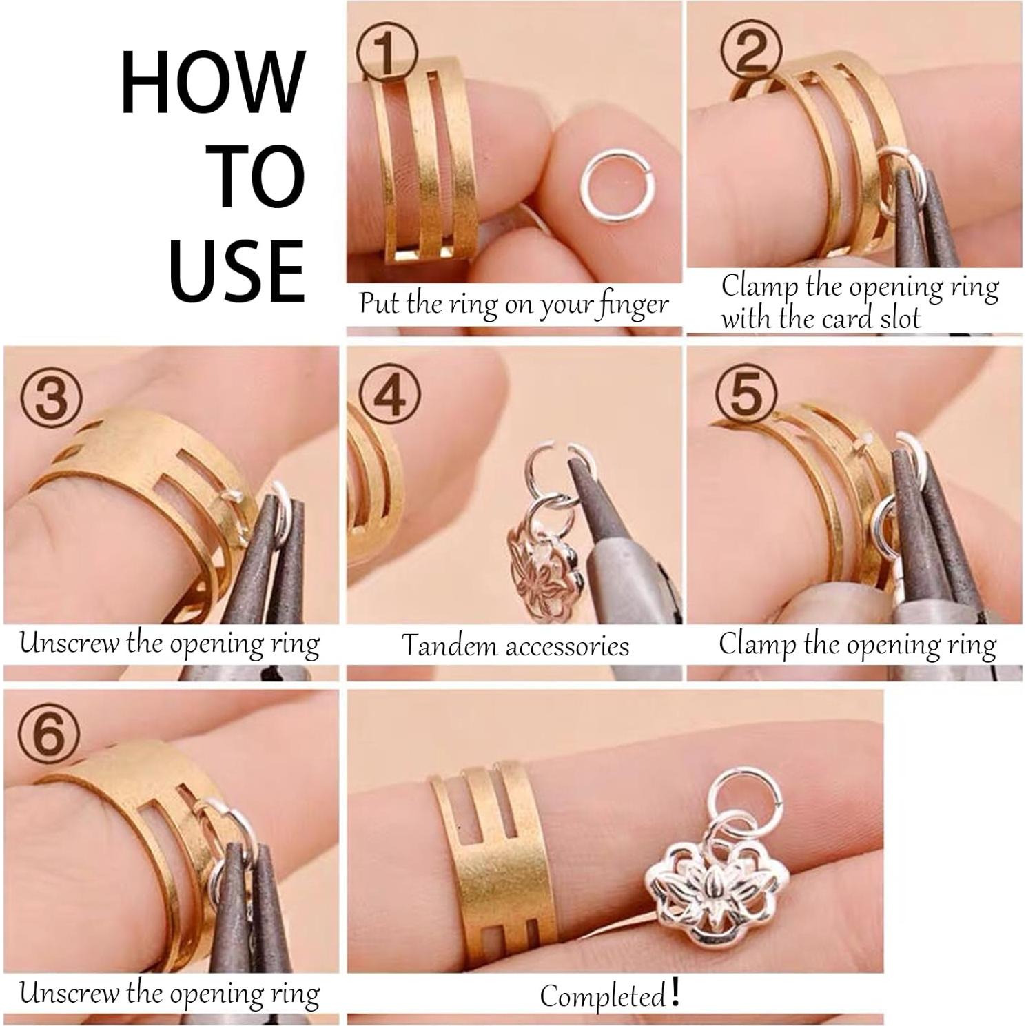 4800 Anillas de Salto Metálicas Naturahand para Joyería