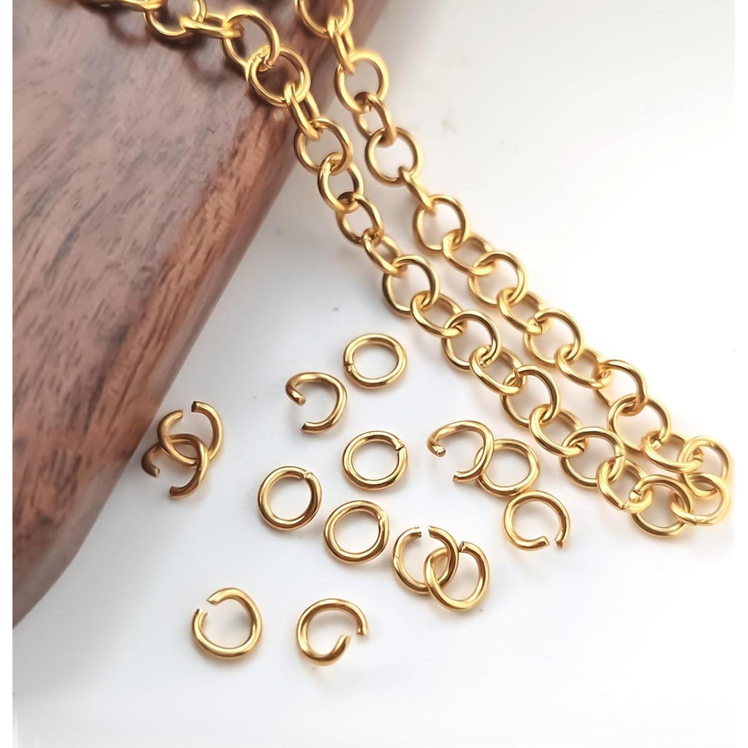 4800 Anillas de Salto Metálicas Naturahand para Joyería