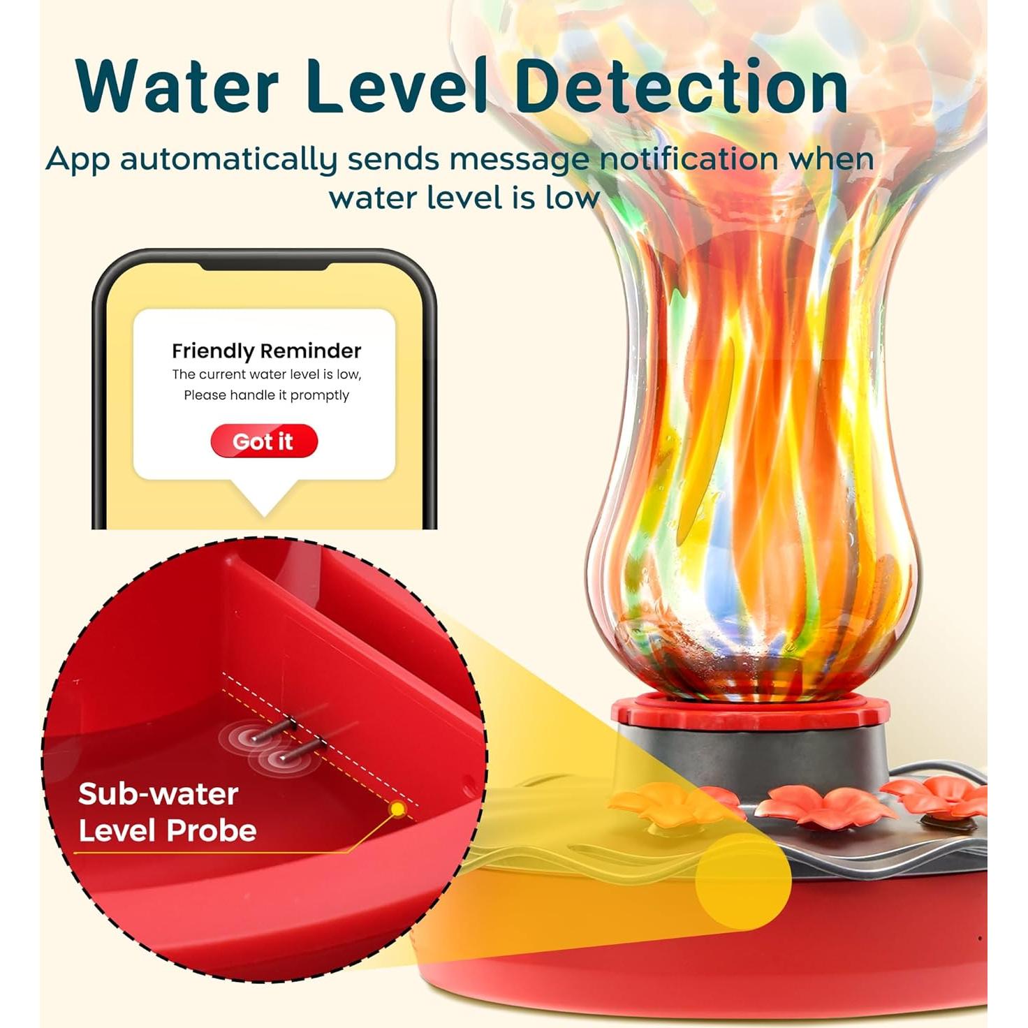 Alimentador de Colibríes BBPECO con Cámara HD 2K Solar