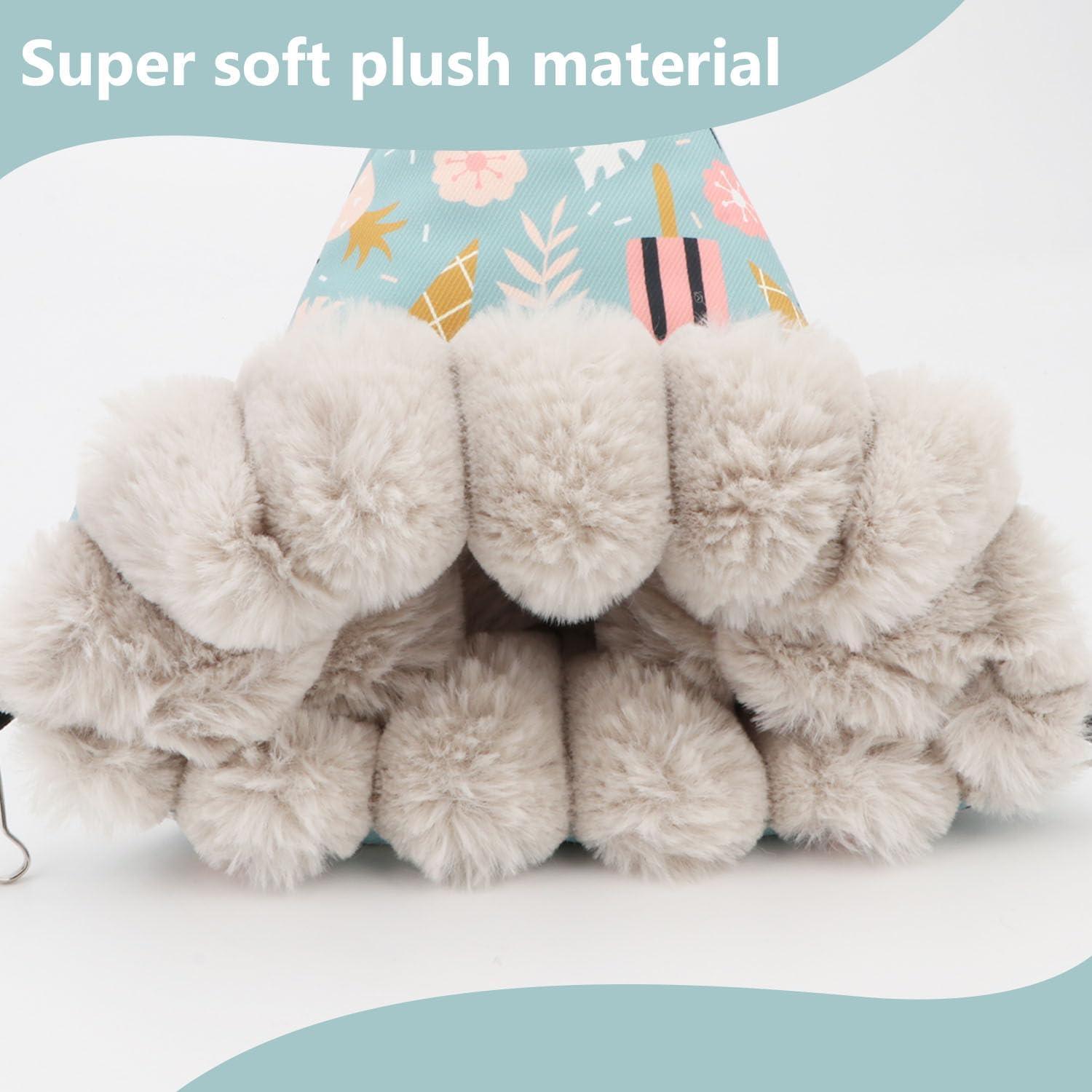 Casa Nido de Pájaro Wontee Pequeña Azul Cálida Colgante