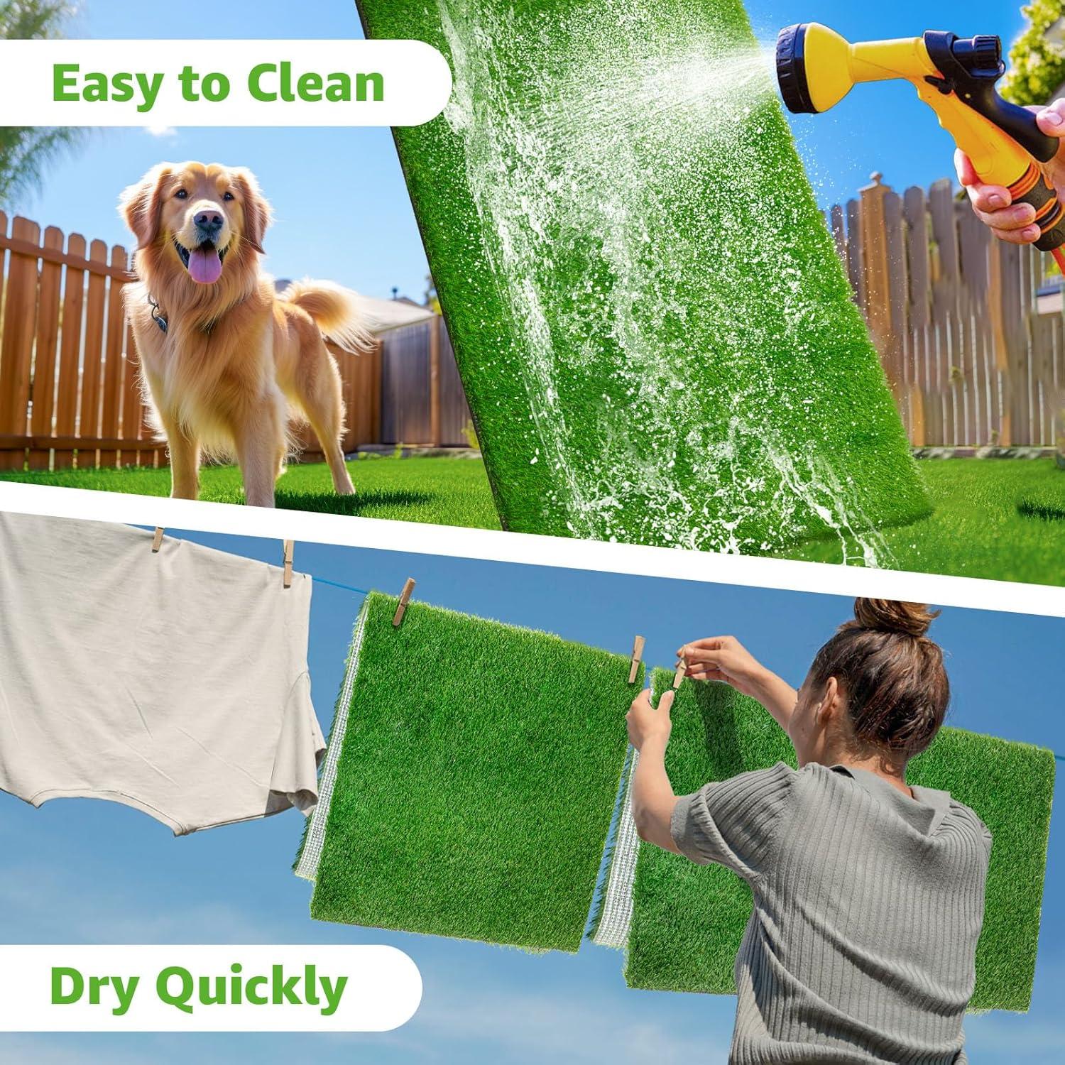 Alfombrilla de Césped Artificial para Perros PICK FOR LIFE 47.6x38.1cm