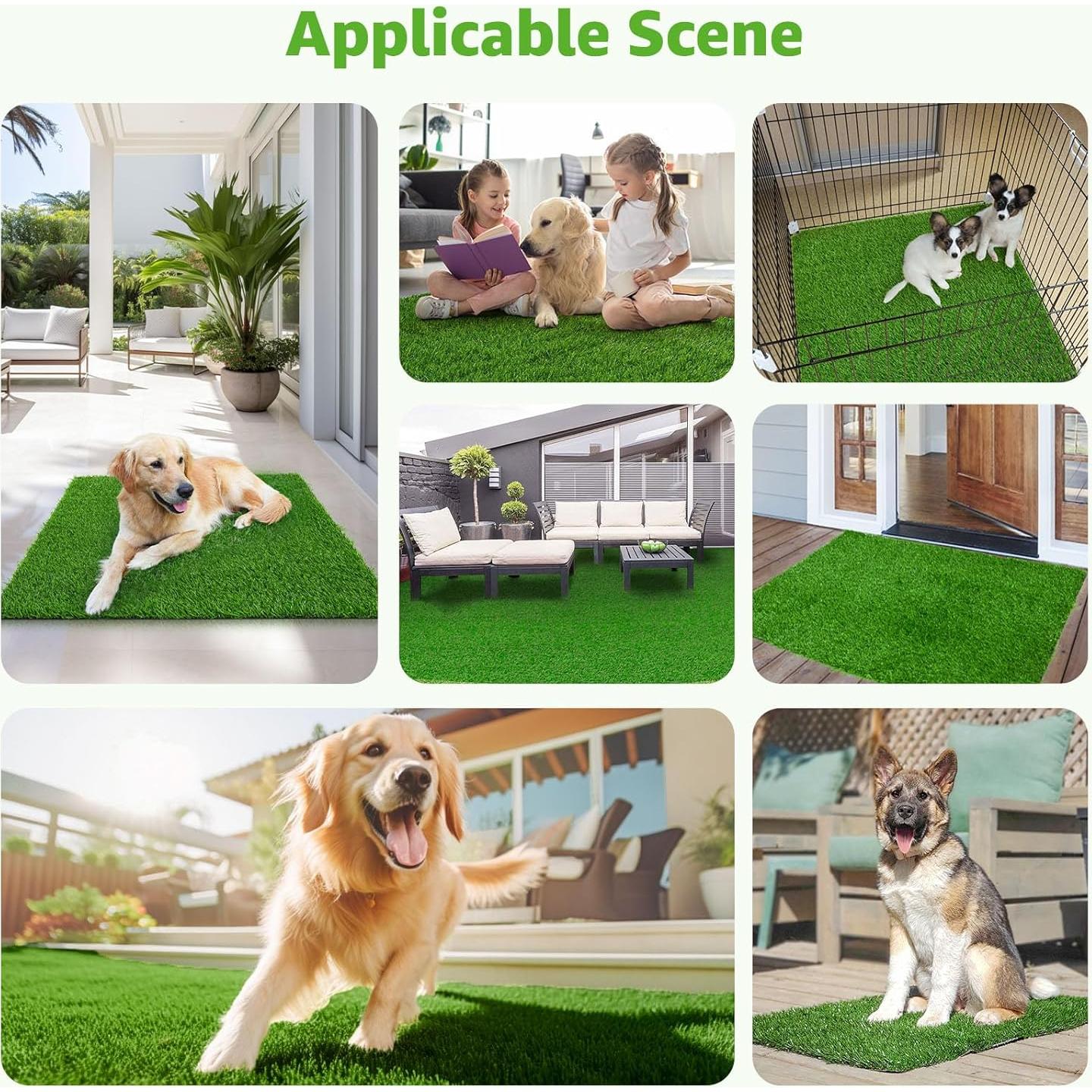 Alfombrilla de Césped Artificial para Perros PICK FOR LIFE 47.6x38.1cm