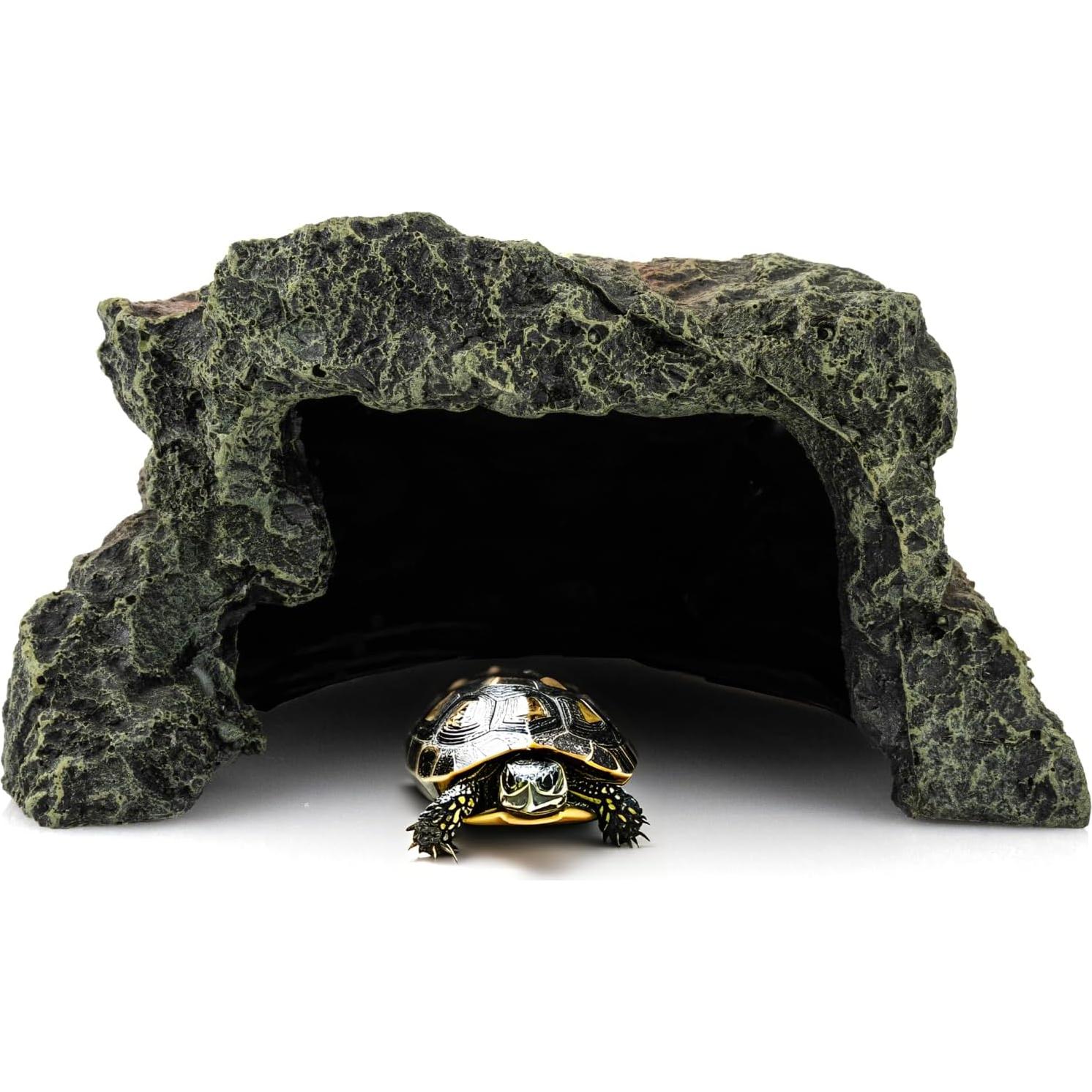 Escondite para Tortugas BIGWE - Refugio Natural 19x16x8.9 cm