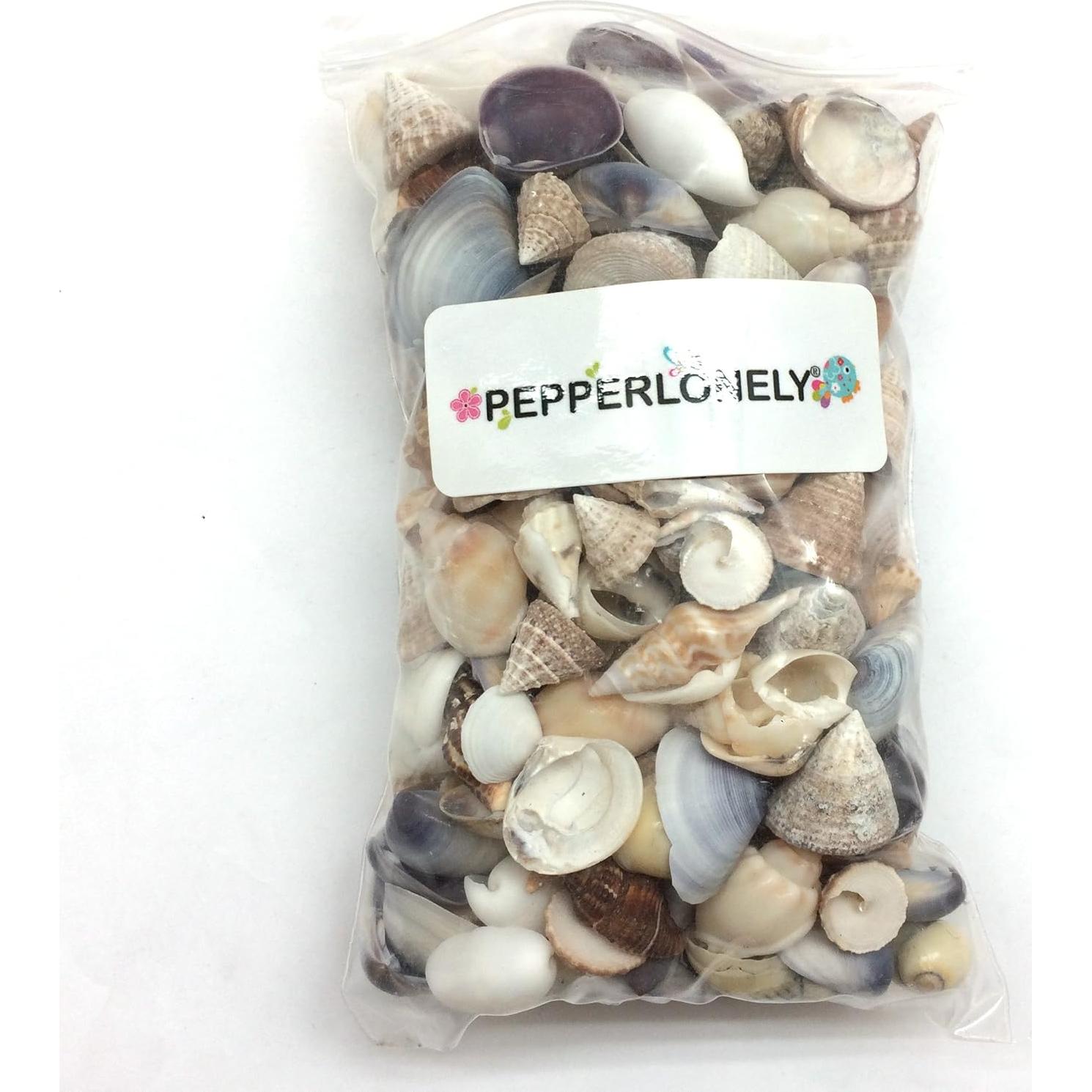 Conchas Marinas PEPPERLONELY Mezcla Pequeña 340+ Piezas